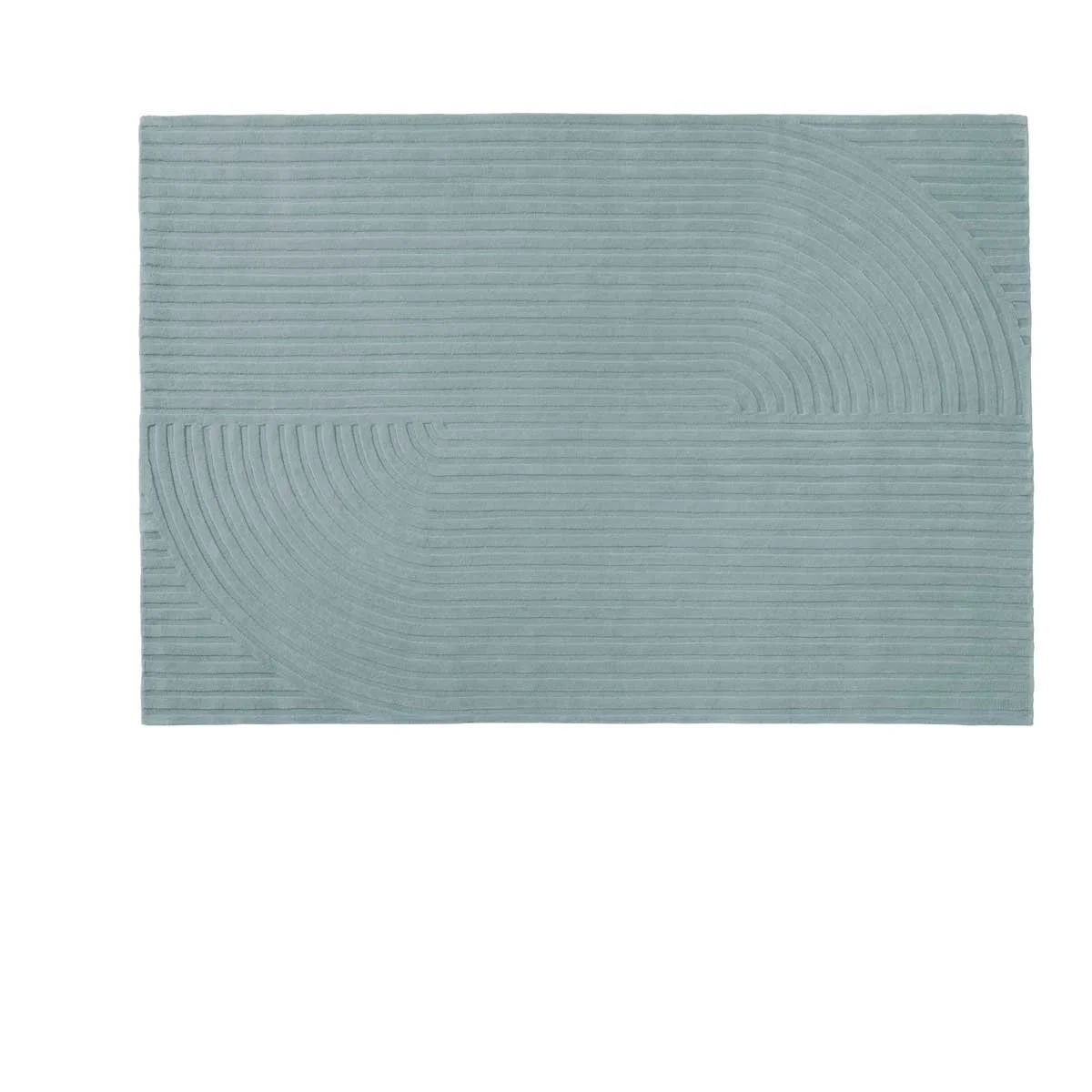 Muuto Relevo Quattro Rug in colour Sage Green
