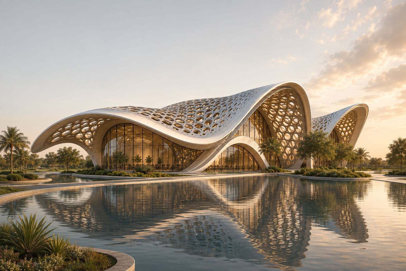 التحليل المعماري: تقاطع التصميم البارامتري والأداء البيئي في عمارة الشرق الأوسط المعاصرة