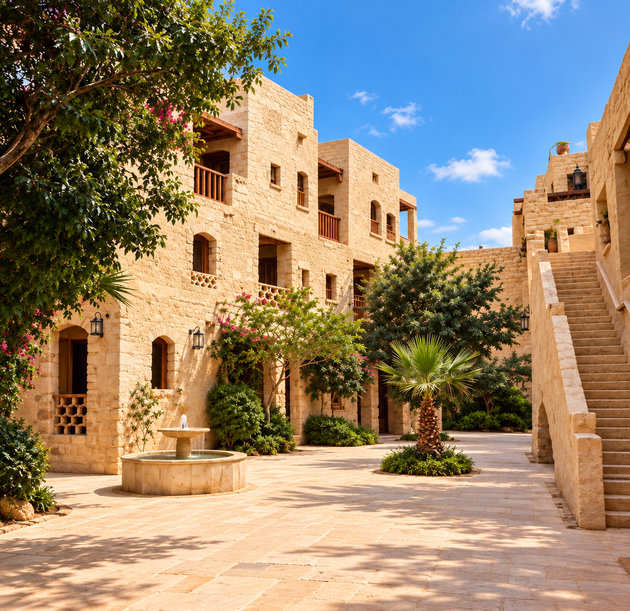 رحلة التحول المعماري: تطور السكن في بلاد الشام وعمّان