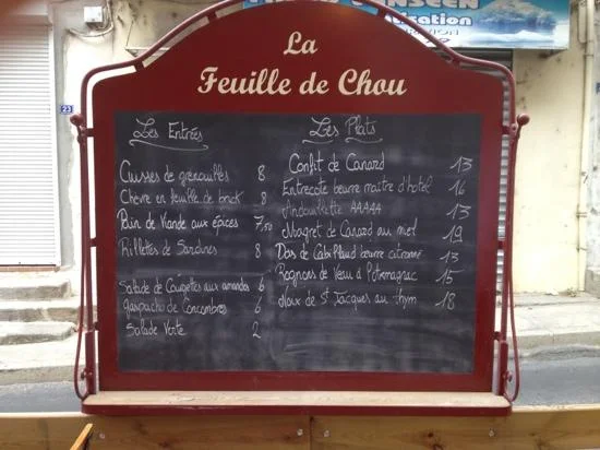 La feuille de chou - Les Vans