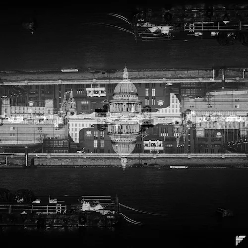 Double exposure of St Pauls - Fuji X100F