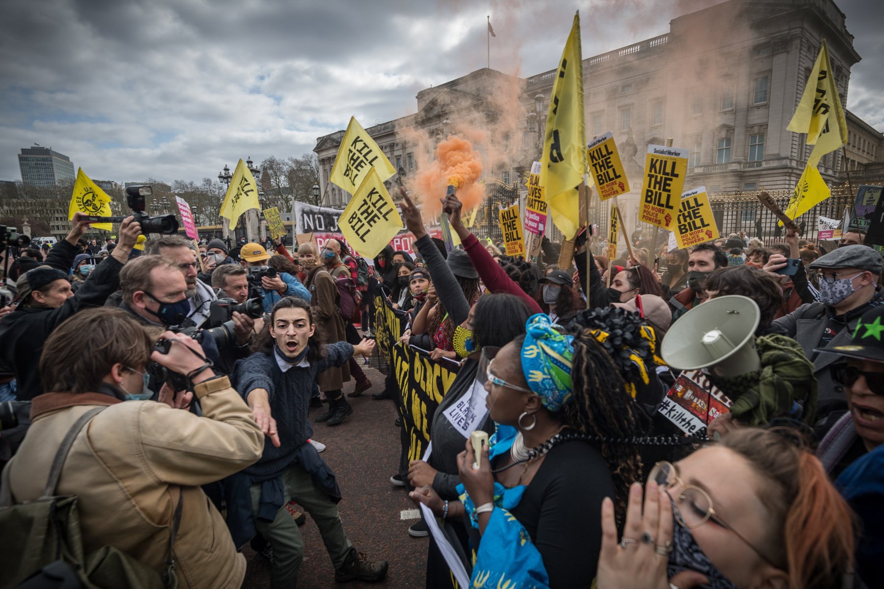 Street Protest, Kill the Bill by Simon Hill