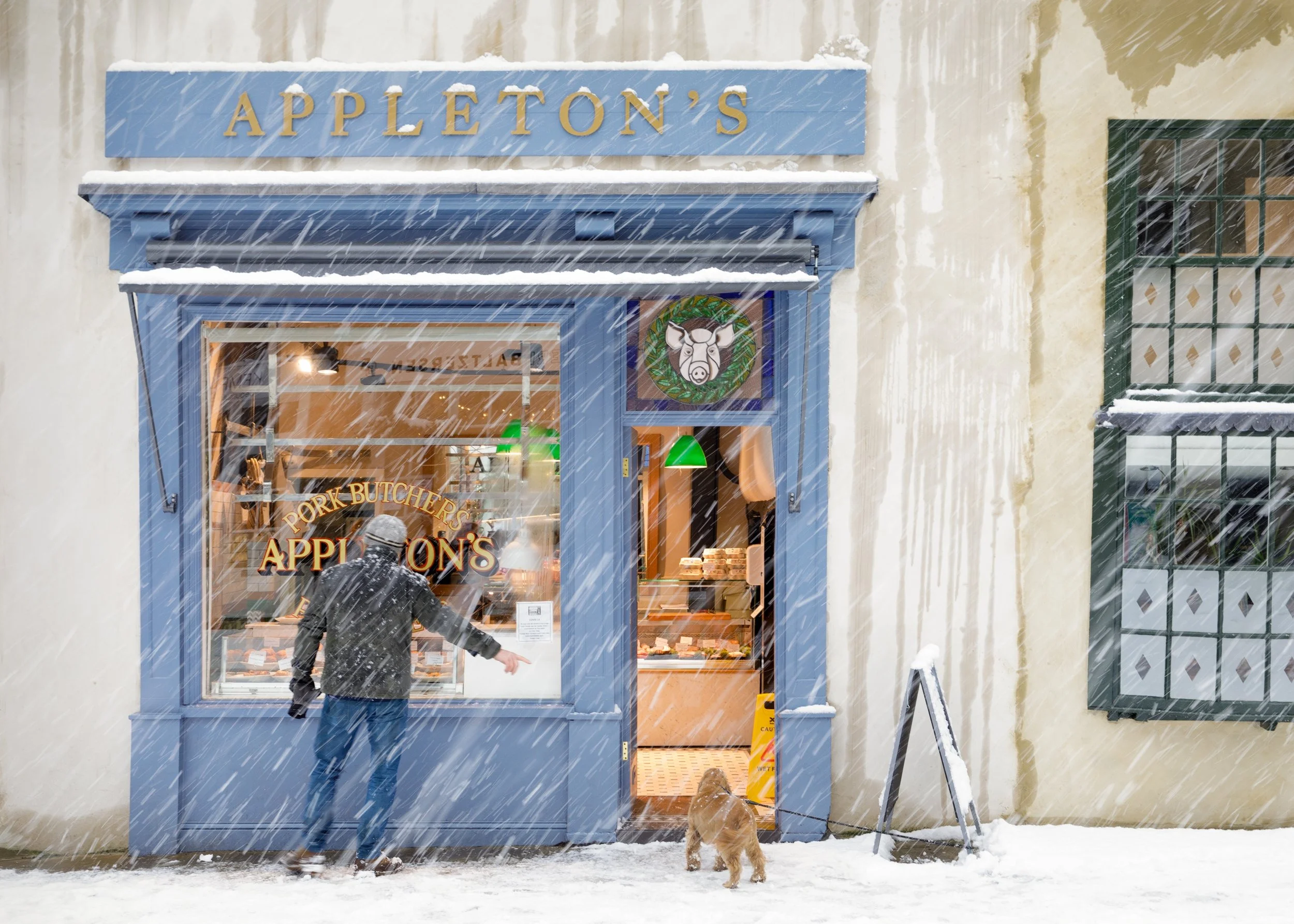 Mike Morley - I'm having what he's having - Taken in Knaresborough on a snowy day