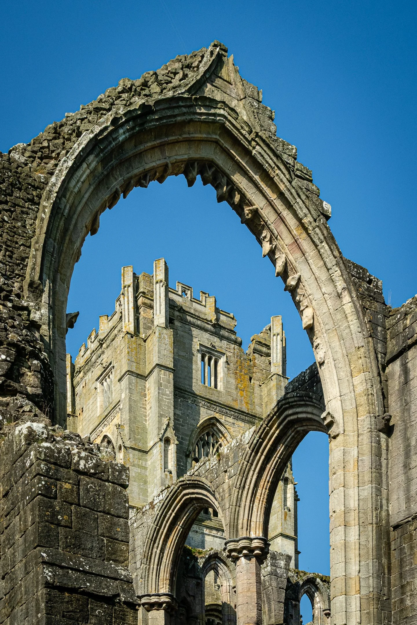 Robert Steemson - Huby's Tower and East Window, Fountains Abbey