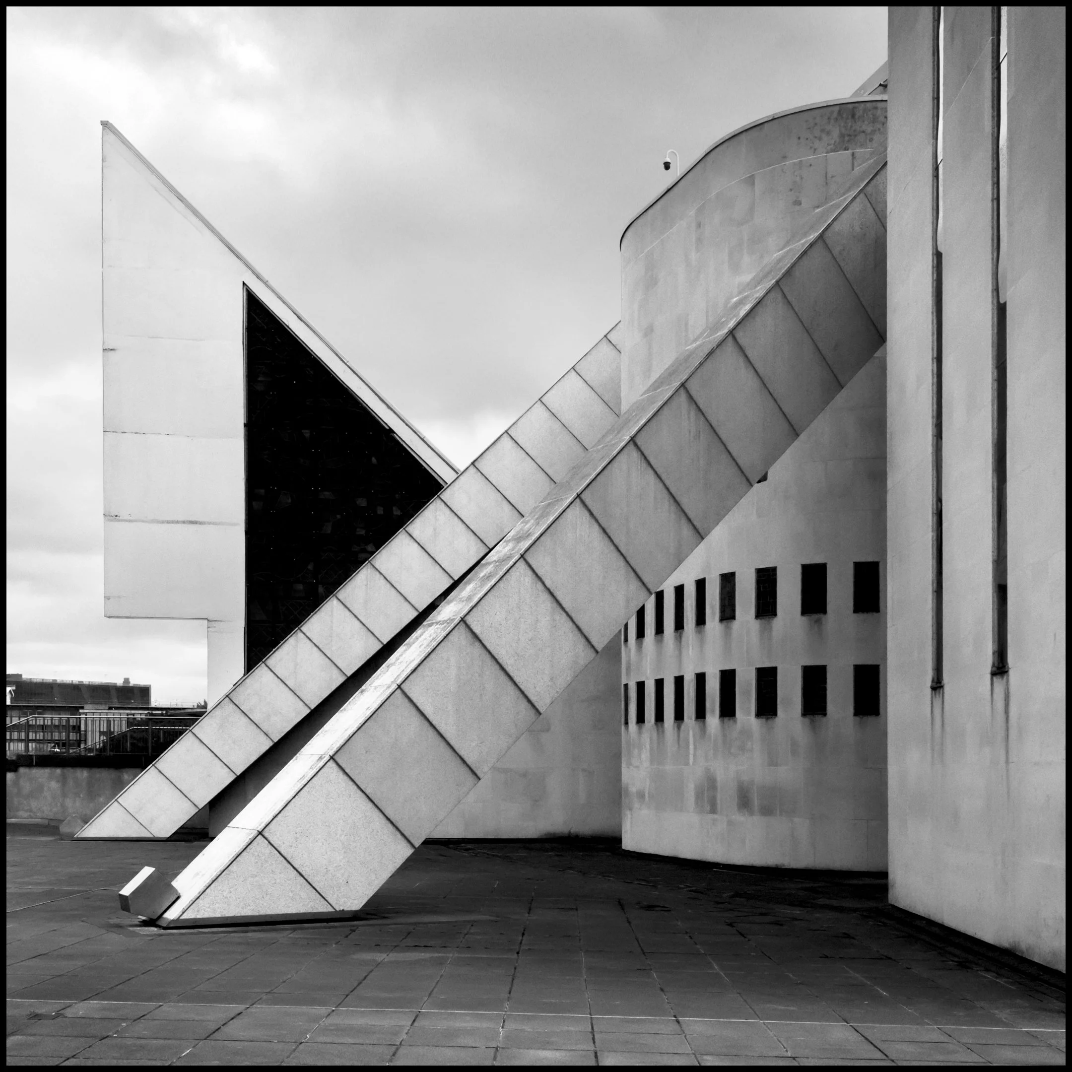 Len Downes - Liverpool Metropolitan Cathedral - Also known as Paddy's Wigwam and The Mersey Funnel.  Designed by Frederick Gibberd,  opened in 1967 but suffered problems  in 2009 after refurbishment. Canon R6 Mkii, 1/500sec, f22, ISO 1250, 28mm, -1.5