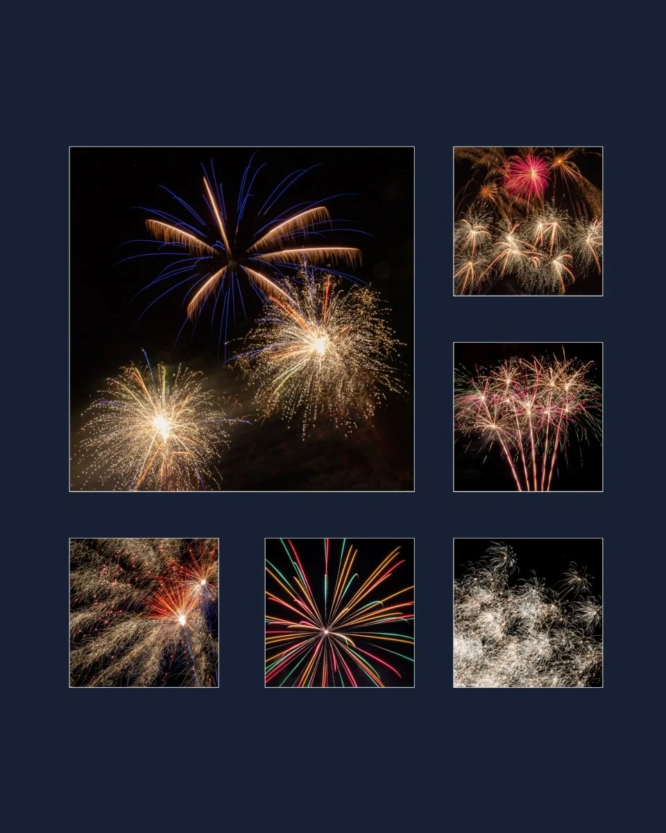 Ripon's Annual Firework DIsplay - Michelle Bray
The  images were taken during a visit to a local annual charity  firework display  in RIpon which usually occurs on the eve of Bonfire night and never fails to please. 
Photographing fireworks is always