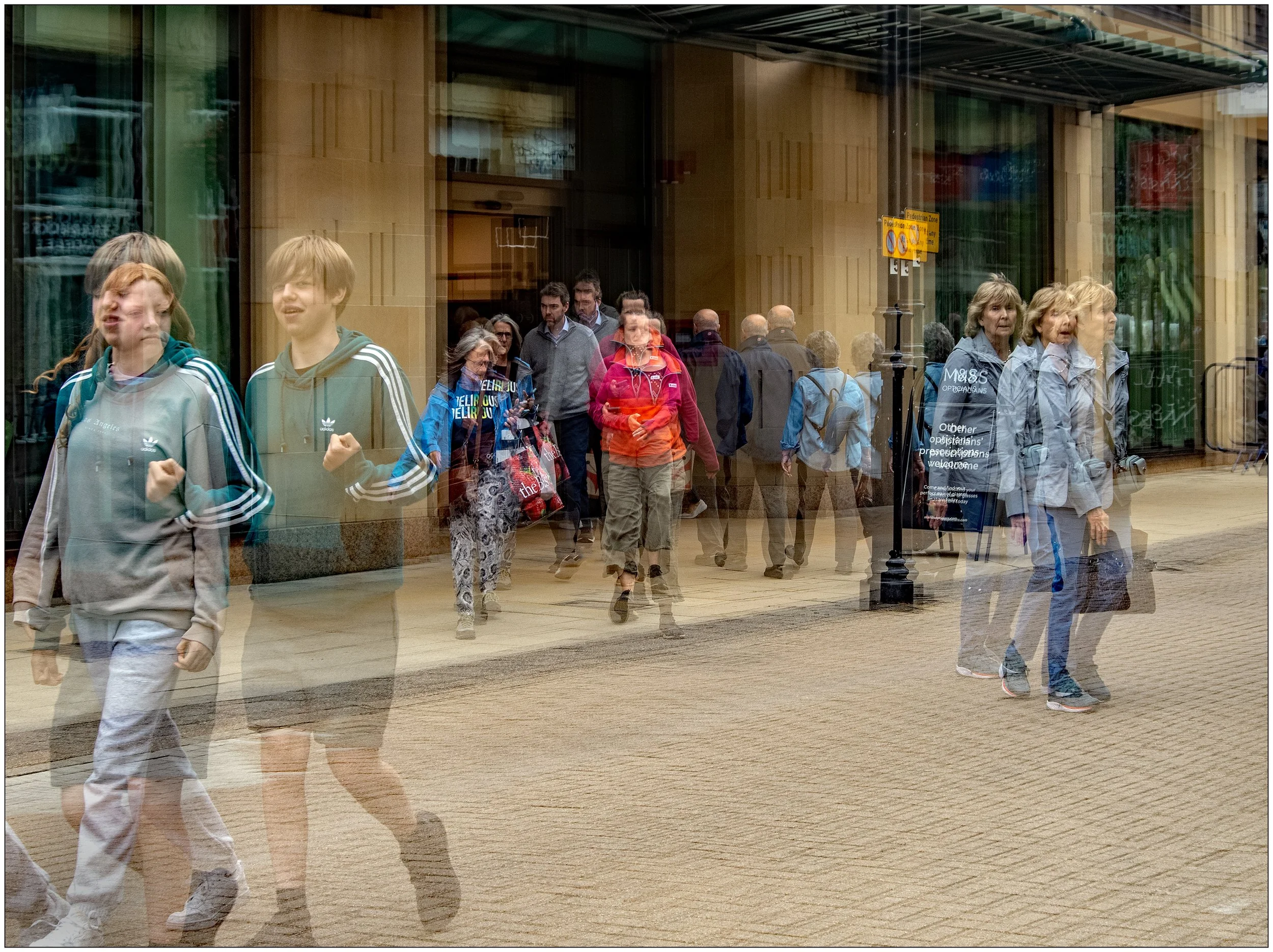 Ralph Woodhead - Footfall - In camera multi exposure - 3 images at 1/320, F8, ISO 640.