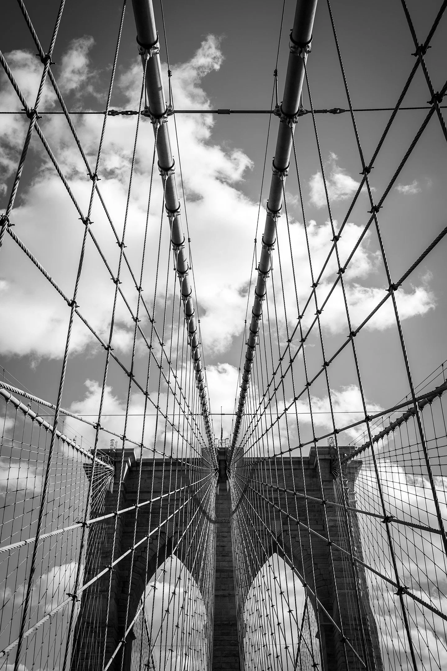 Rozalia Szatanik - Brooklyn Bridge - Taken on the Brooklyn Bridge in New York, 2023. Settings: focal length 35mm, f/6.3, 1/320sec, ISO100.