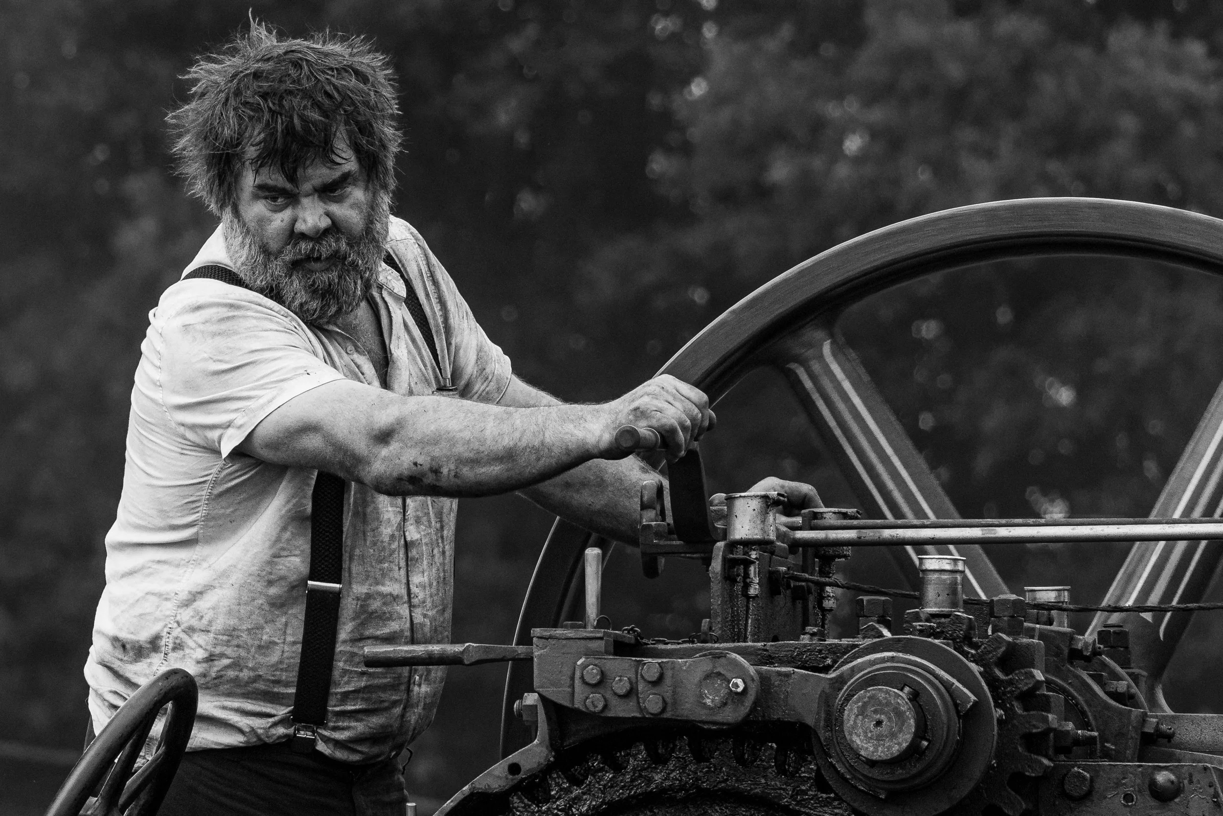 Steve Colbourne - The Engine Driver - Pickering steam fair July 2025. Sony A6700 Sony E70-350 , 1/1000, F6.3, iso 1250, 144mm
