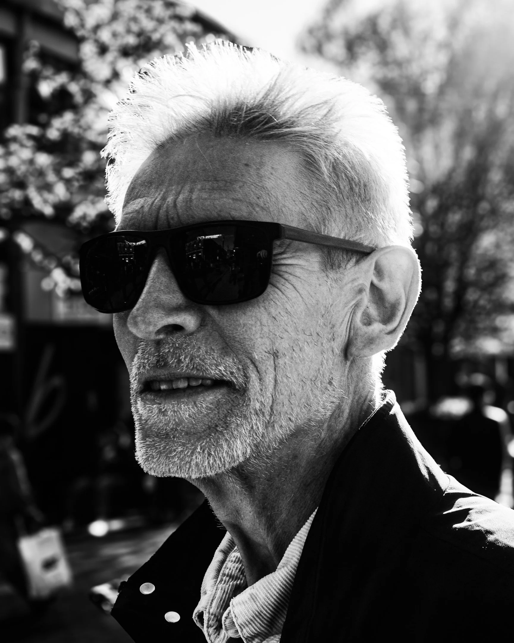 Ian Newall - The Dude - April '26, Cambridge Street, Harrogate. Fujifilm X- 100 vi, ISO 500, 23mm, f16, 1/100 sec