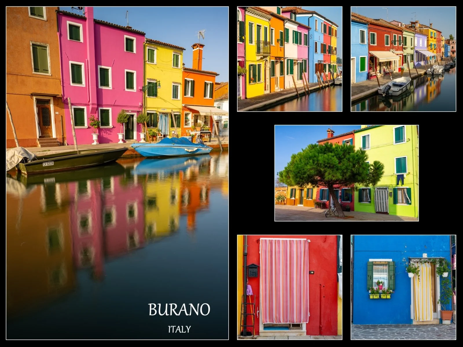 Burano - Italy - Alistair

Burano is one of the most photogenic locations, around a 40-minute ferry ride from Venice. 

Brightly coloured characterful houses, often reflected from the canals. Colours range from pinks and greens, to purple and oranges