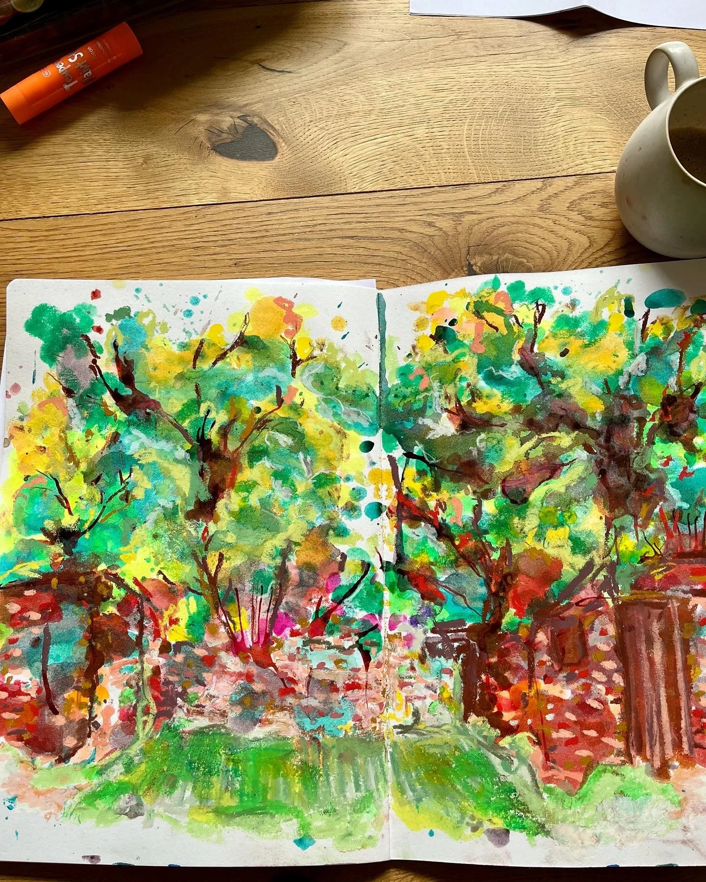 View from the kitchen table