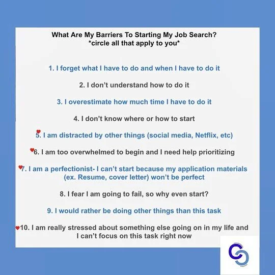 Night 1 of Career Planning &amp; EF Bootcamp ✅
What a success! 🥳

Getting curious and Identifying barriers is the first step in the right direction👌

#executivefunctioningskills #careercoaching #jobsearching #adhd #executivefunctions