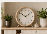 A clock representing time management.