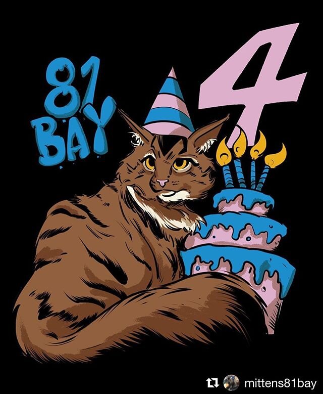 ‪Big pawesome birthday wishes to #beercat #brewerycat Mittens of @81baybrewingco.
.
‪May your treats be many and your naps be undisturbed in a sunny, warm spot. Happy Birthday!‬
.
📸 @mittens81bay .
.
.
.
.
#craftbeer #brewcat #beerkitty #craftbeerca