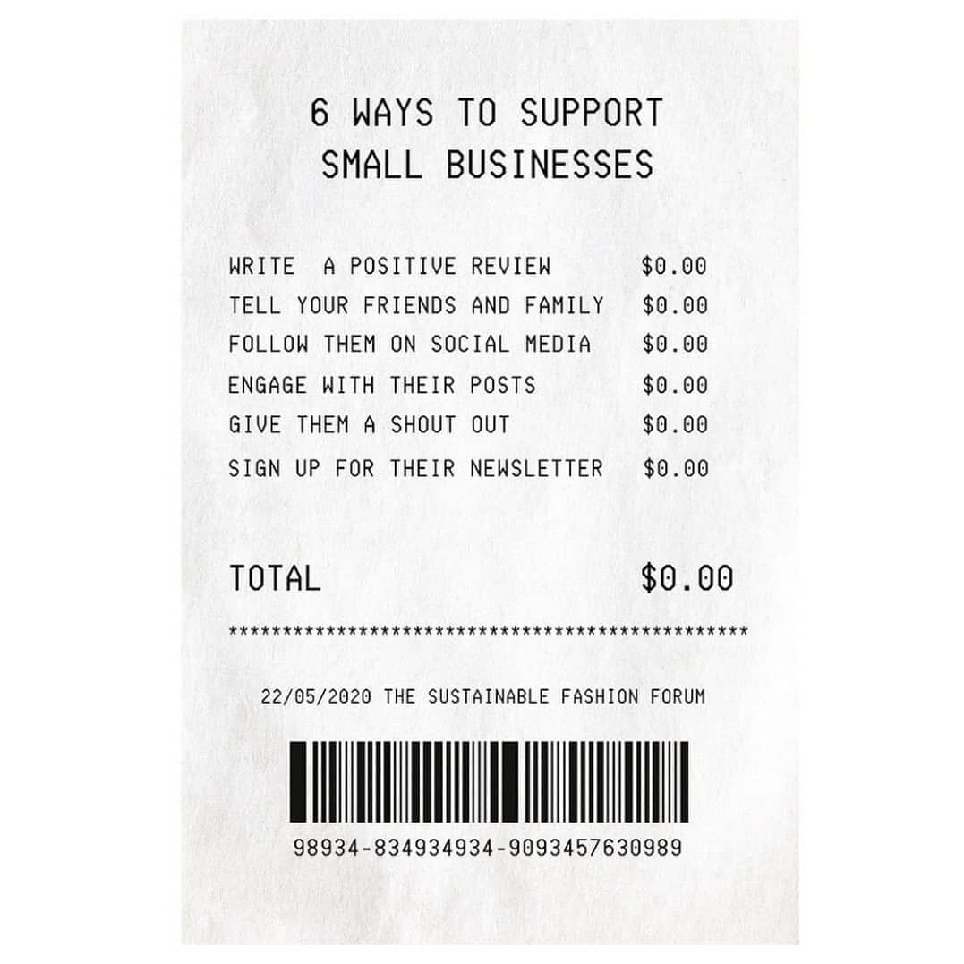 Support 👏 small 👏 businesses 👏
