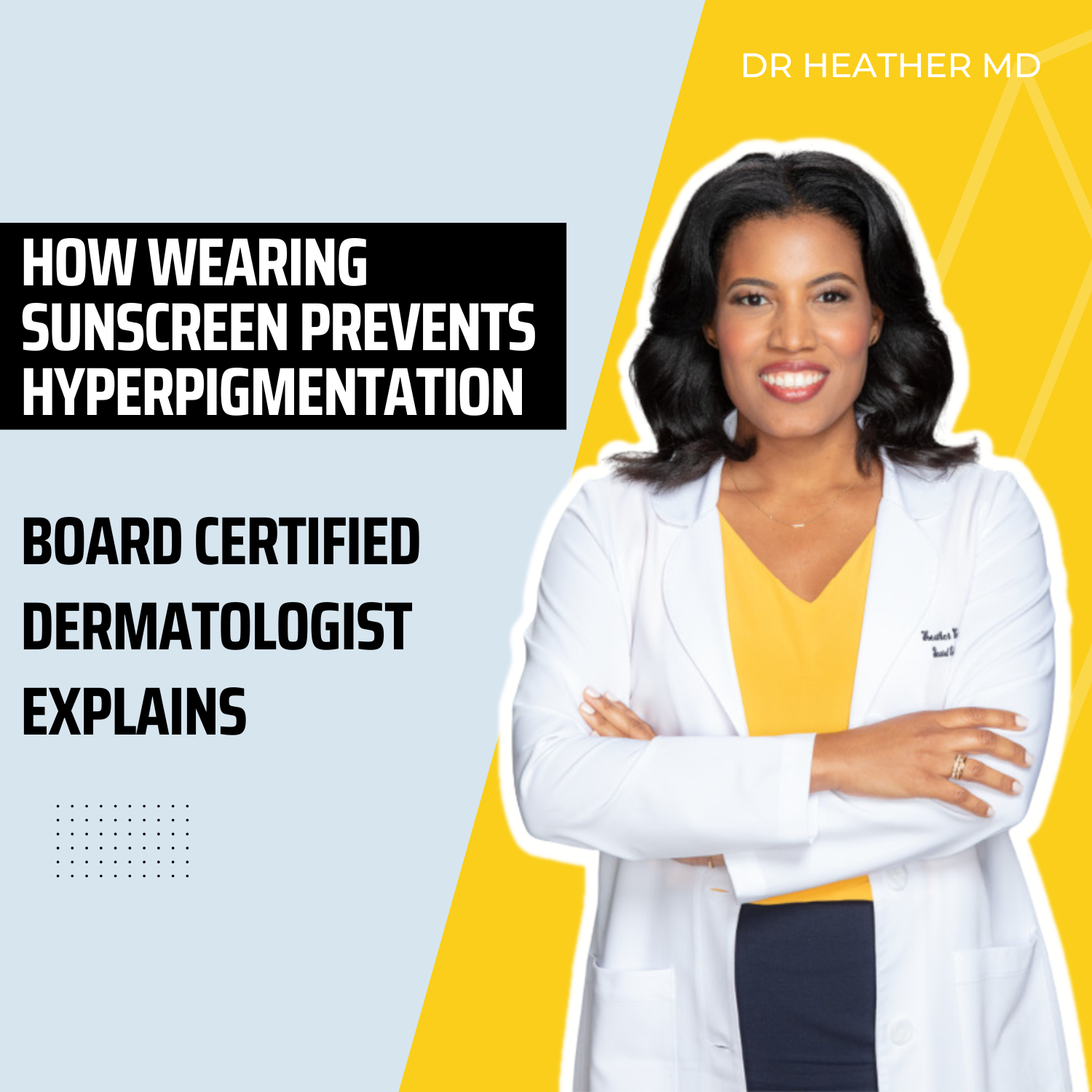 How Wearing Sunscreen PREVENTS Hyperpigmentation