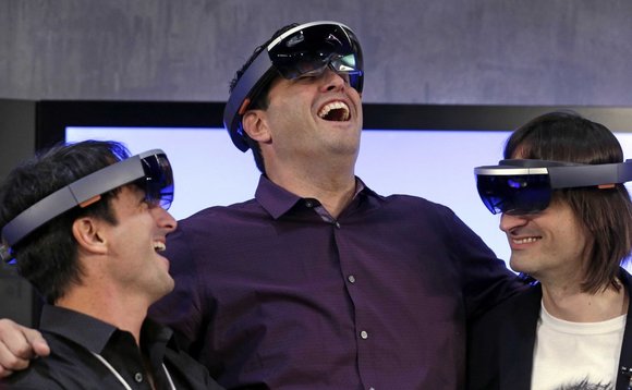 Guests trying hololens