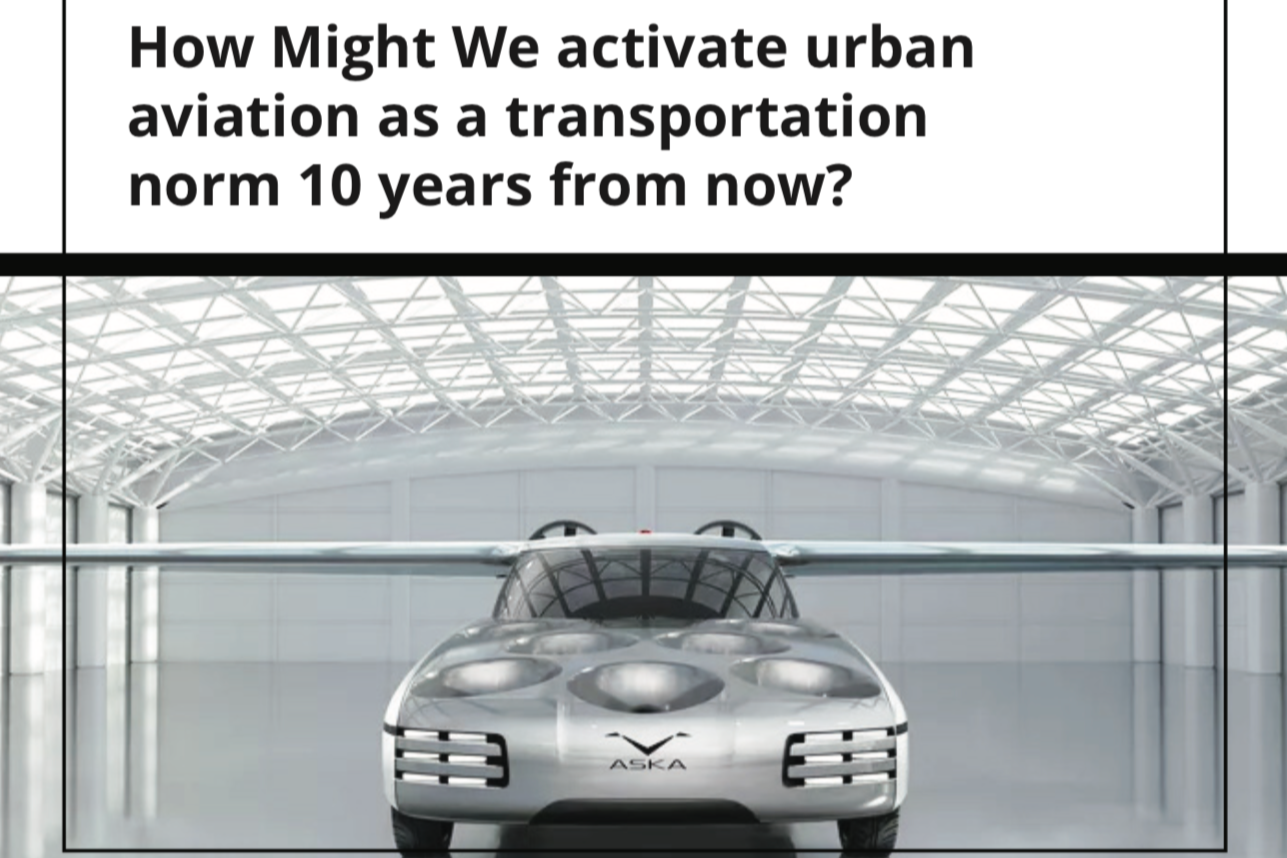 Illustration of future oriented car in 10 years