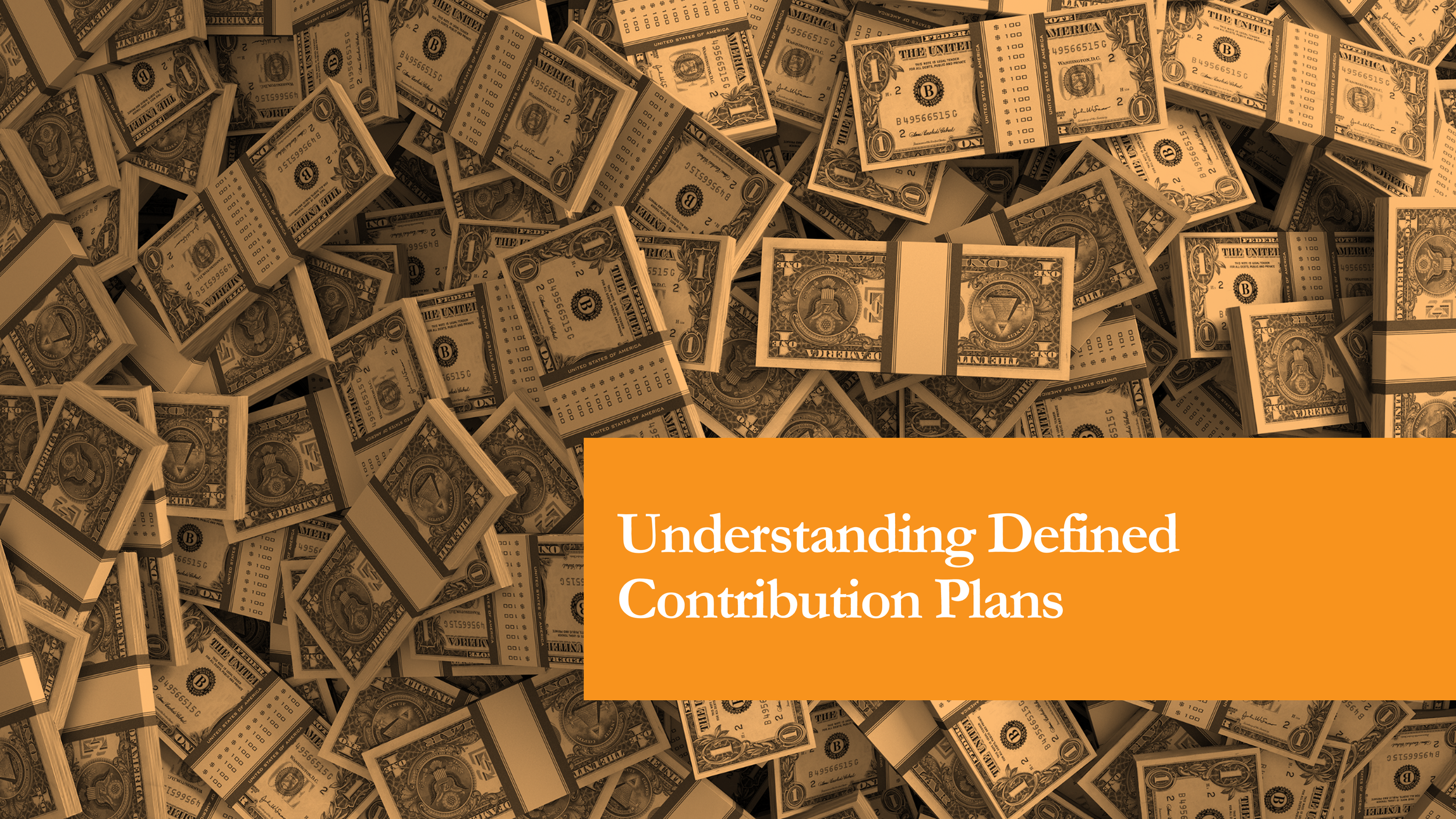 If you are covered by a 401k or TSP plan or have IRA's, you are participating in a defined contribution plan. Learn the ins and outs here in this course.