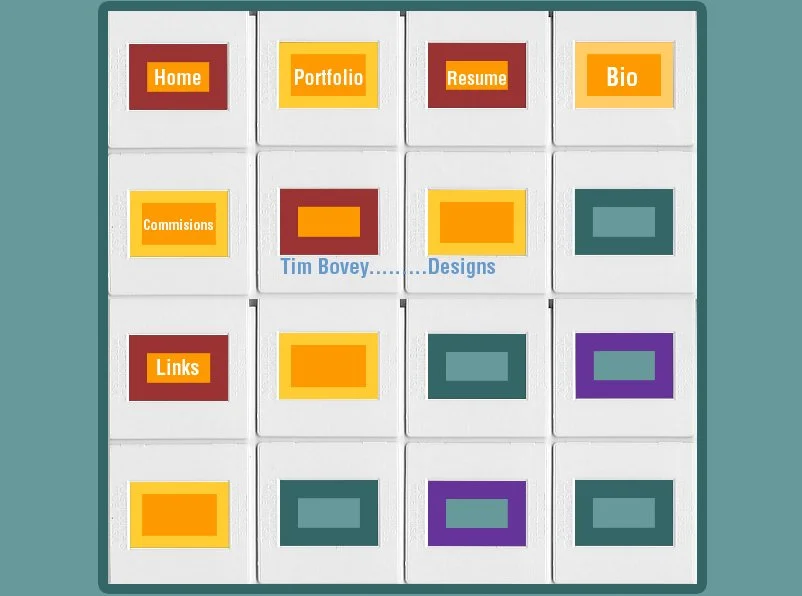 Website home page concept and re-design