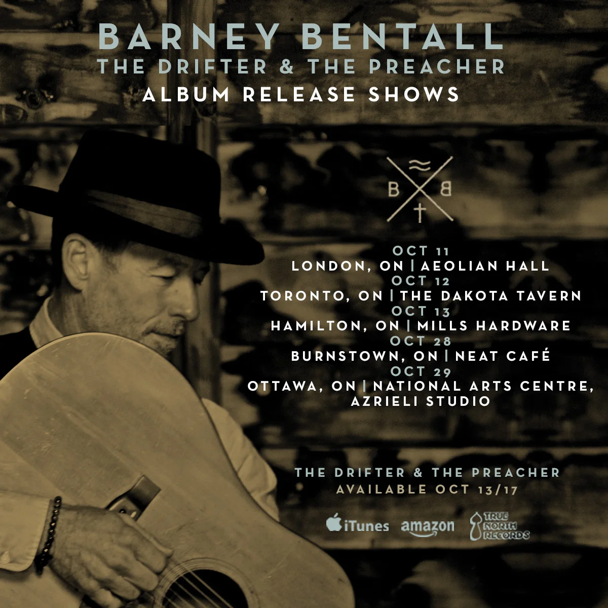The Drifter & The Preacher Album Release Concerts - Ontario