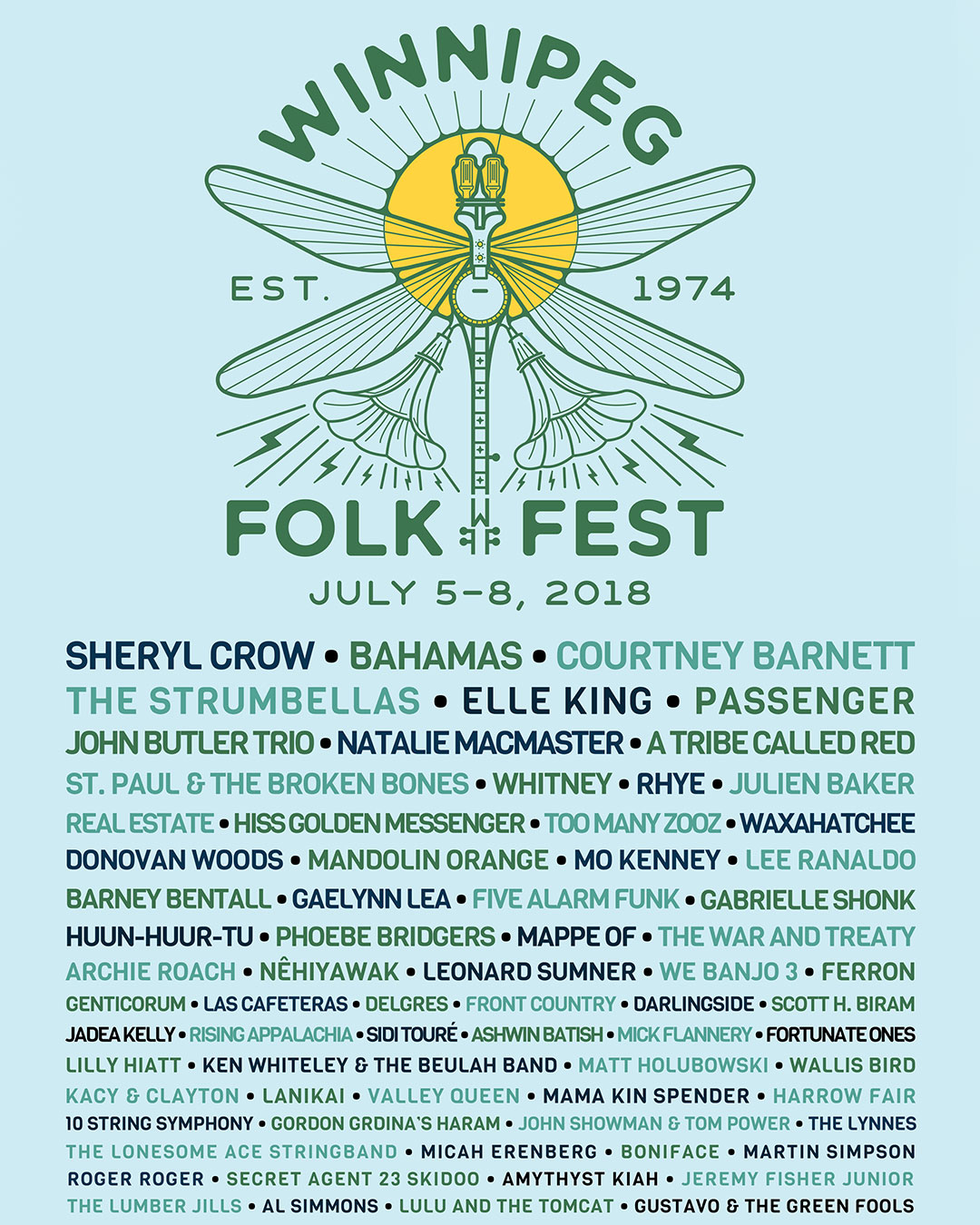 Winnipeg Folk Fest - July 5-8