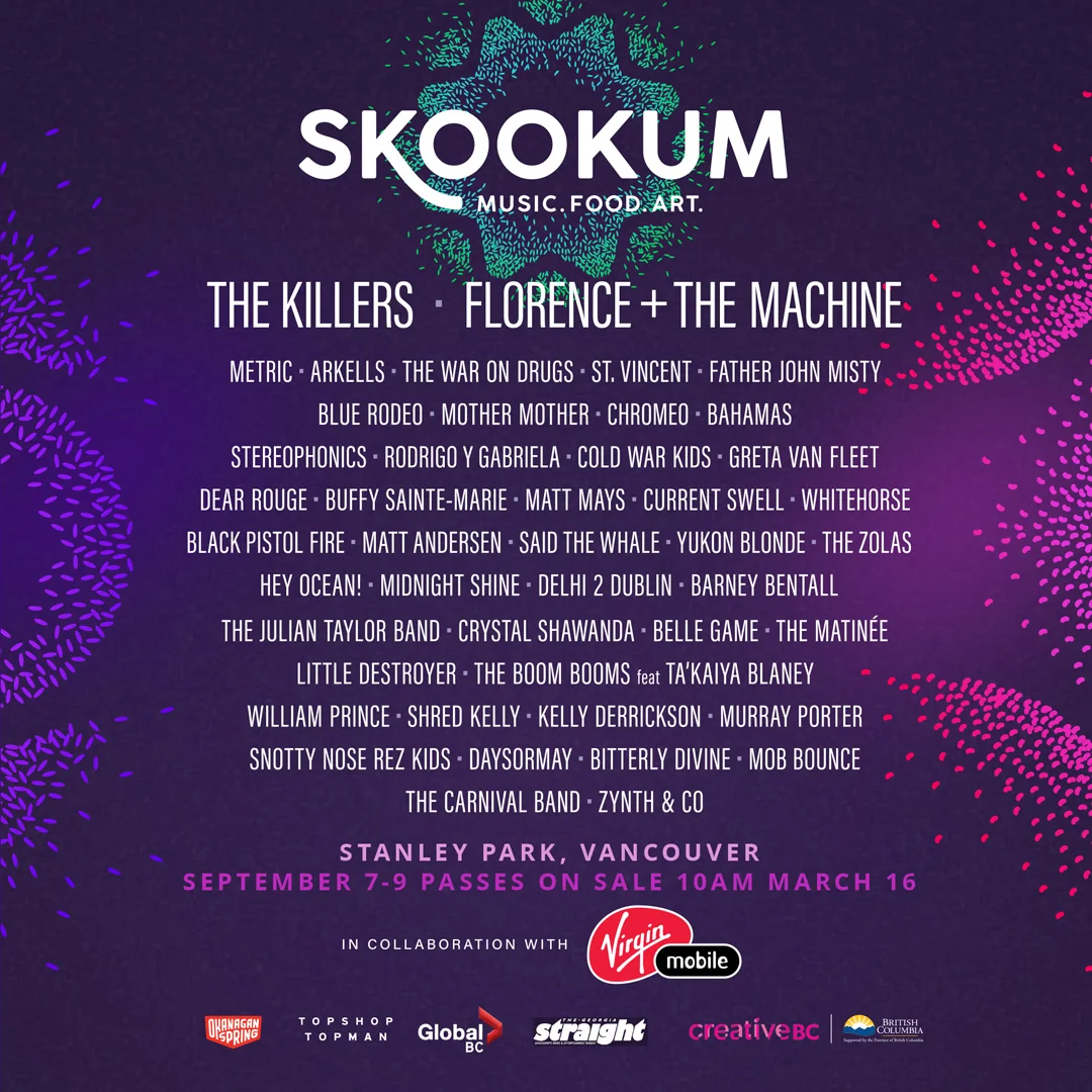 SKOOKUM Festival - September 7-9