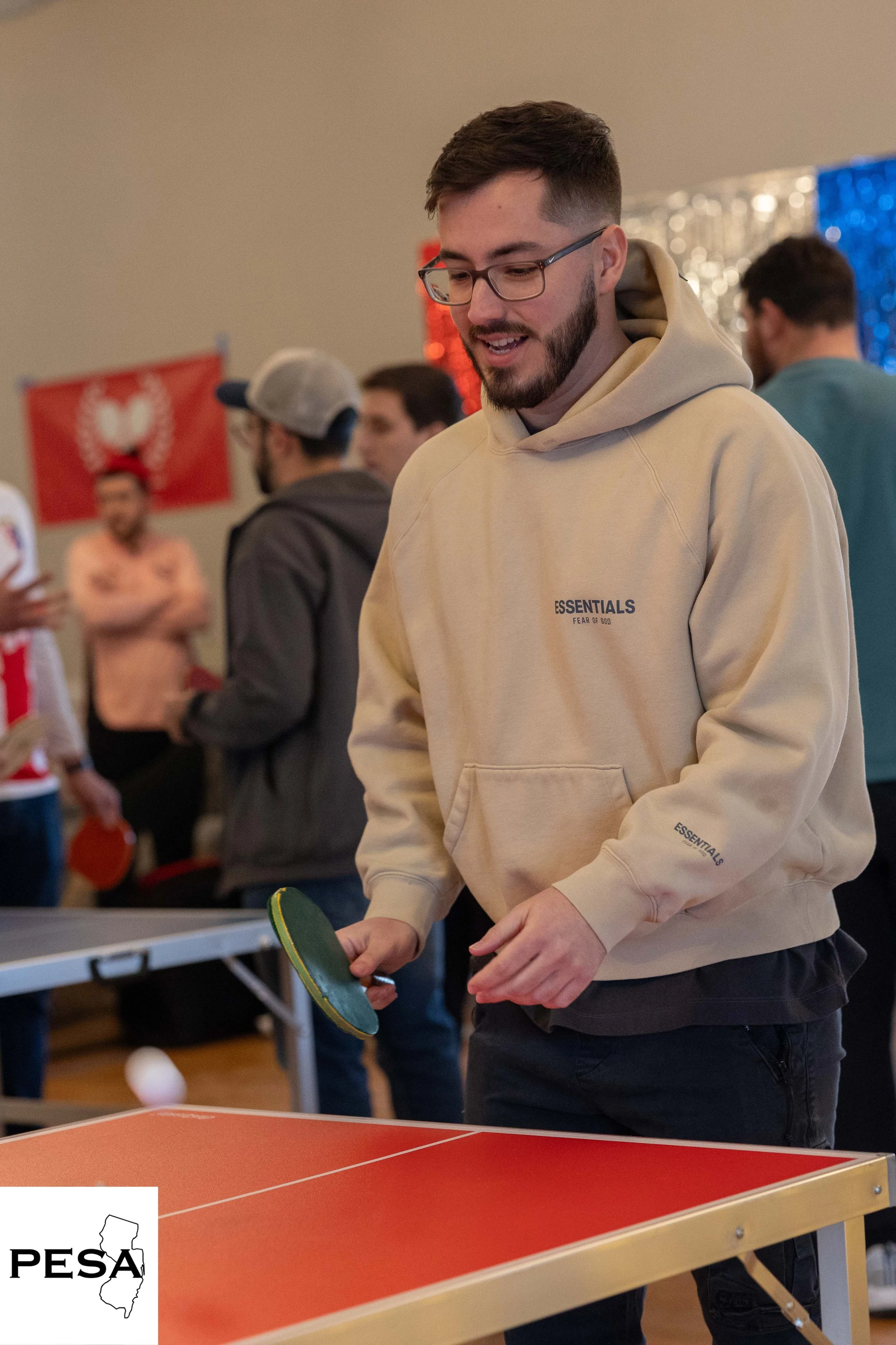 player returning the ball