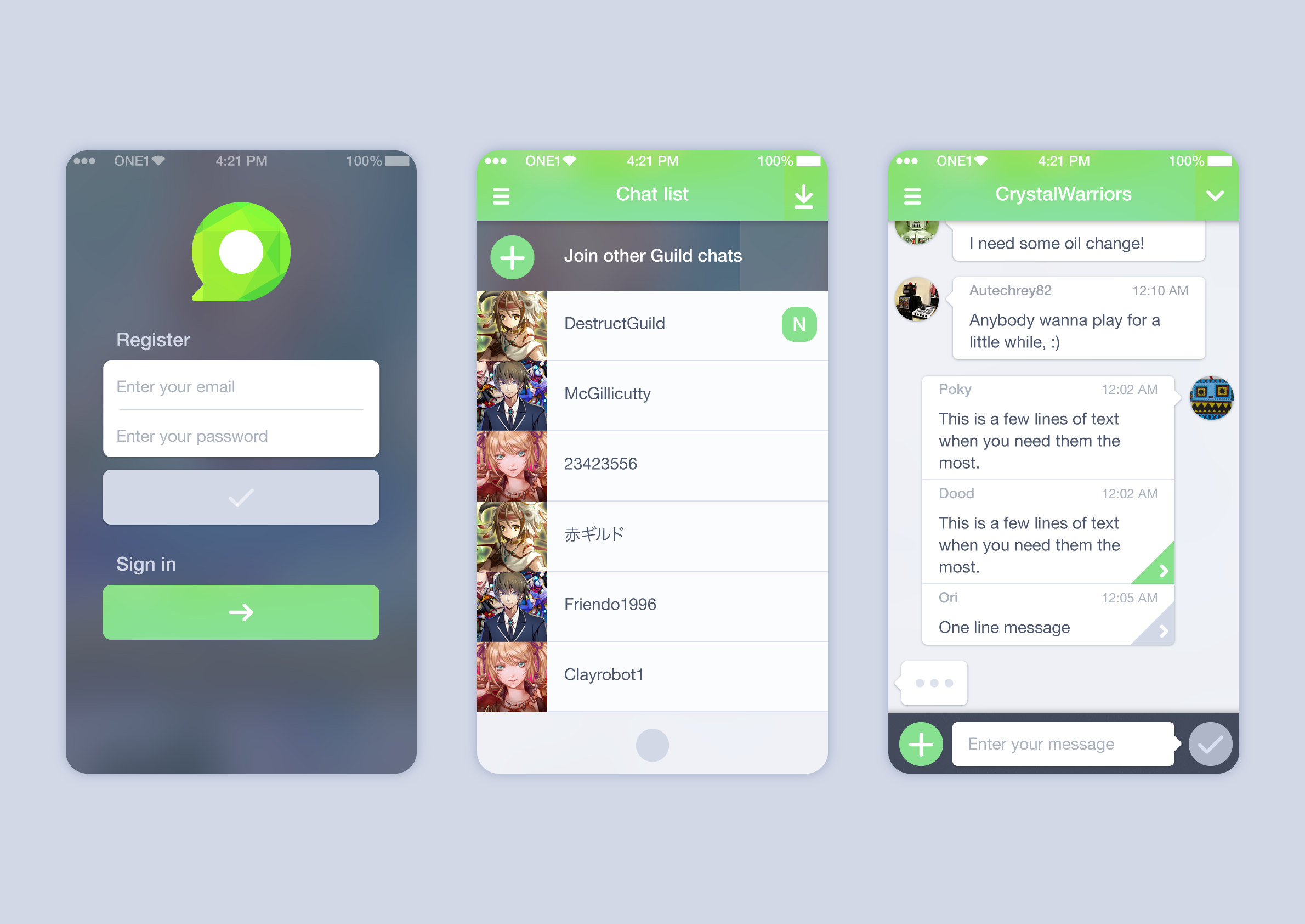 Pokechat UI