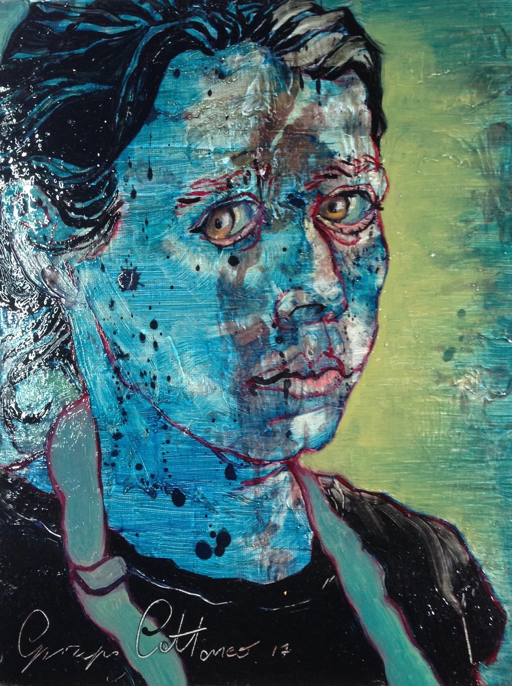  Oil on canvas, 11x14in (28x35cm), 2017 