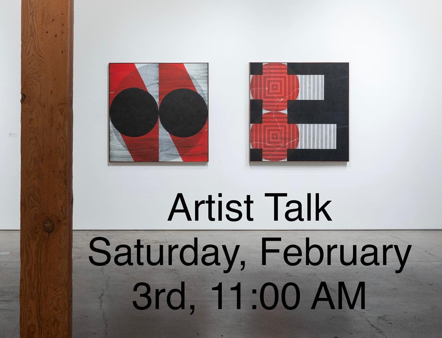 Artist Talk &amp; Exhibition Discussion:
Saturday, February 3rd. 11:00 AM
@elizabethleachgallery 

Please join me Saturday for an artist talk and exhibition discussion with Linda Tesner, Independent&nbsp;Curator.
Daniel Peabody, Gallery Director
Kit 