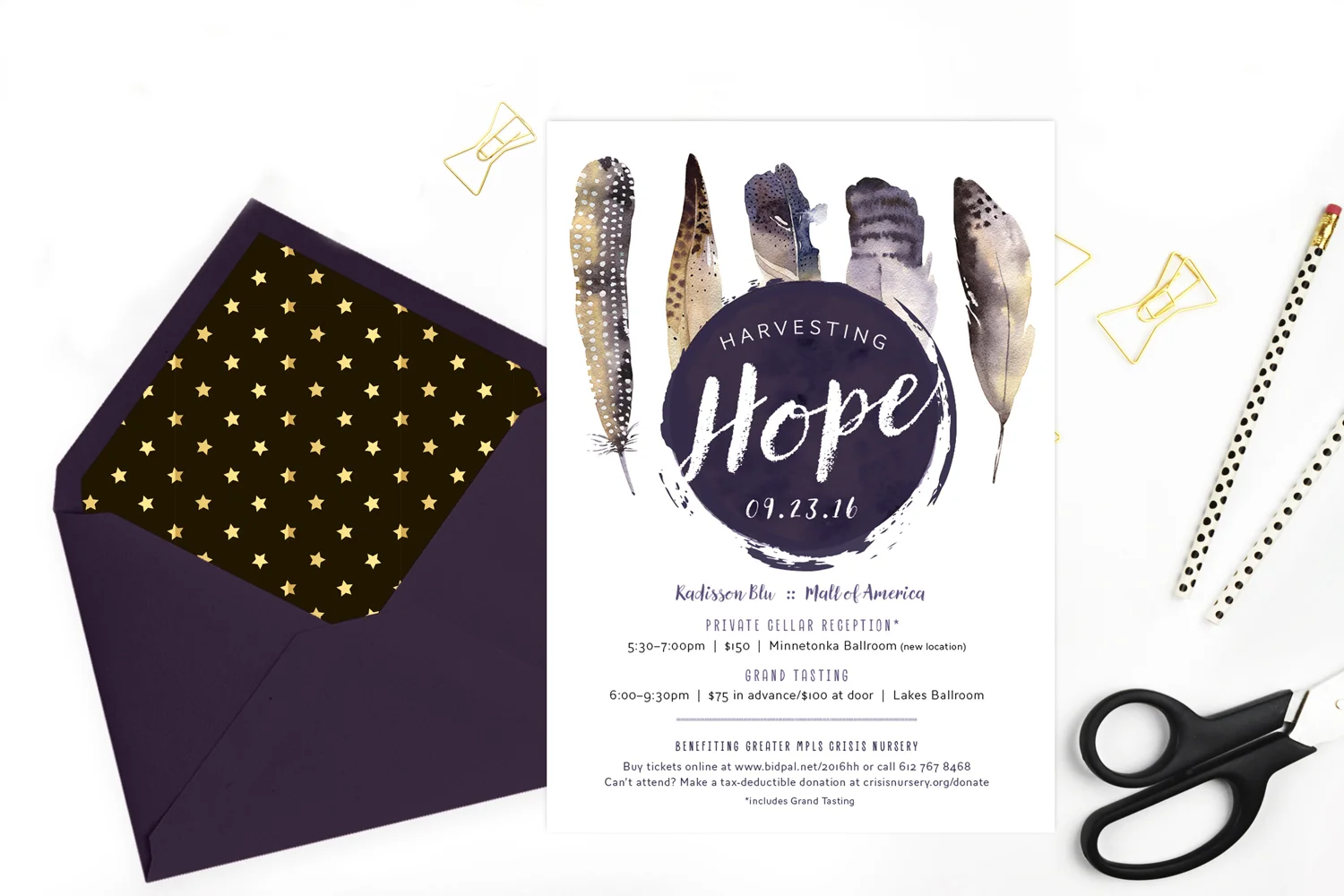  Harvesting Hope Invitation 