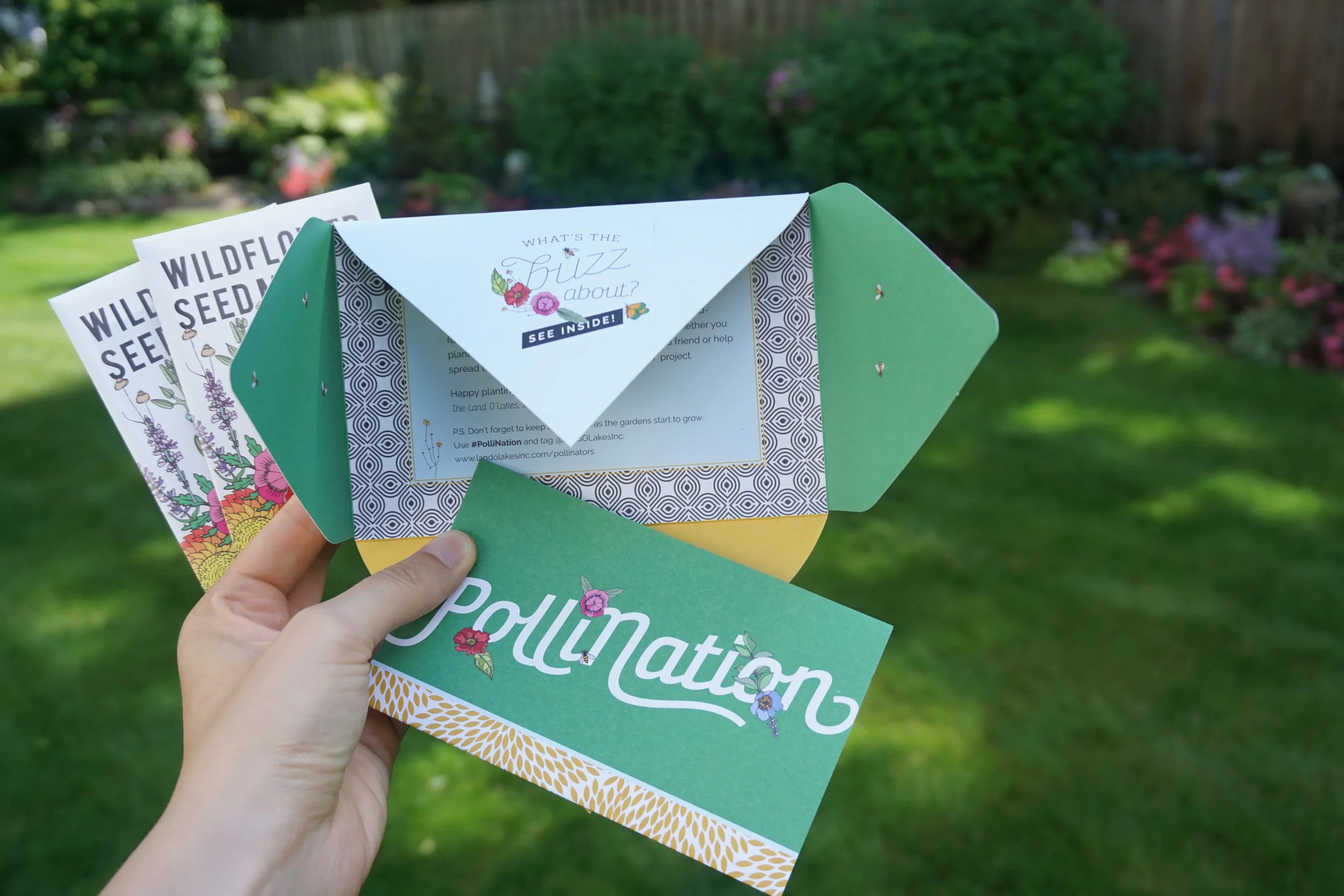 Suite of PolliNation print materials