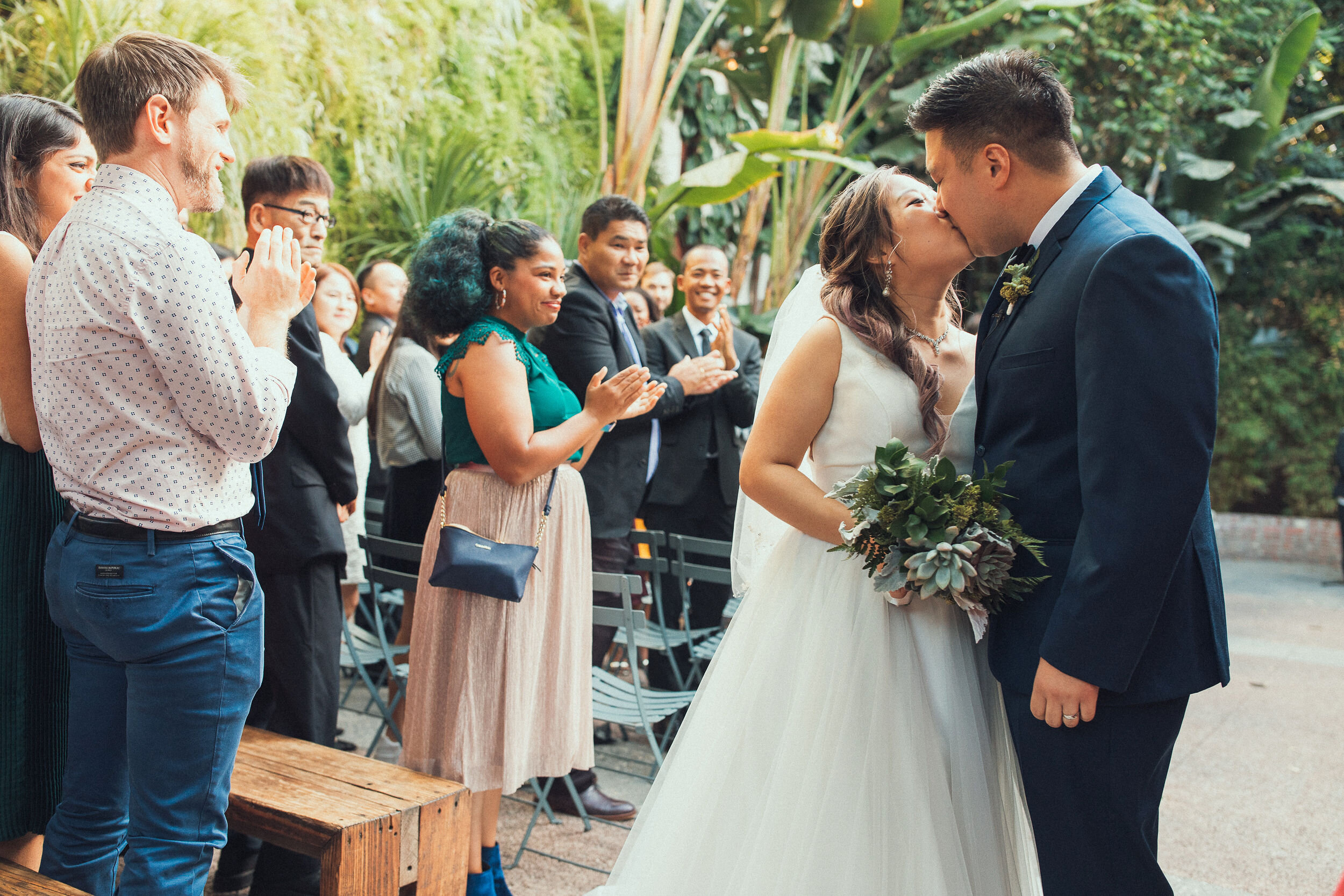 Esther and Dayne's wedding video at the Millwick Wedding Venue in LA