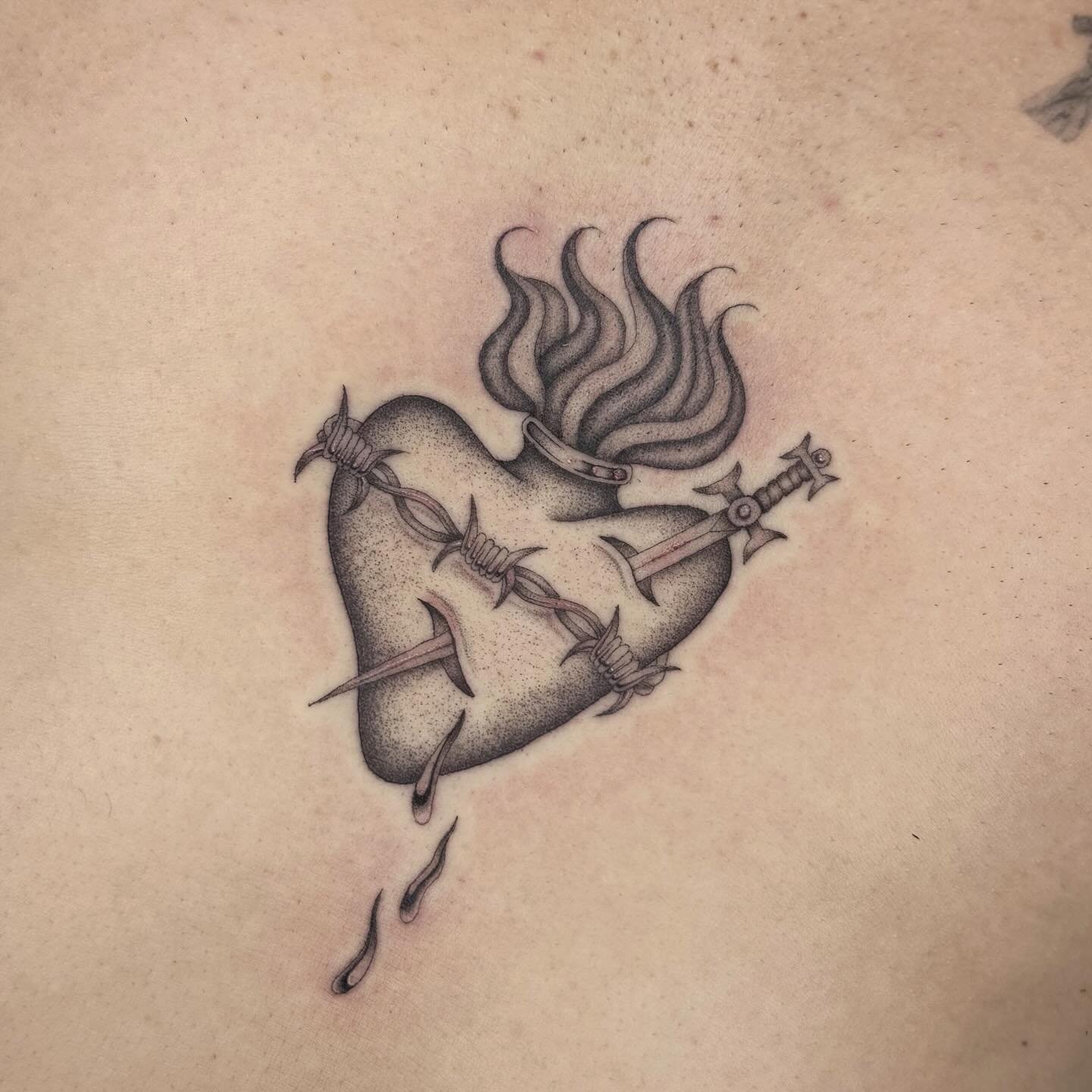 sacred heart from my book 🤍