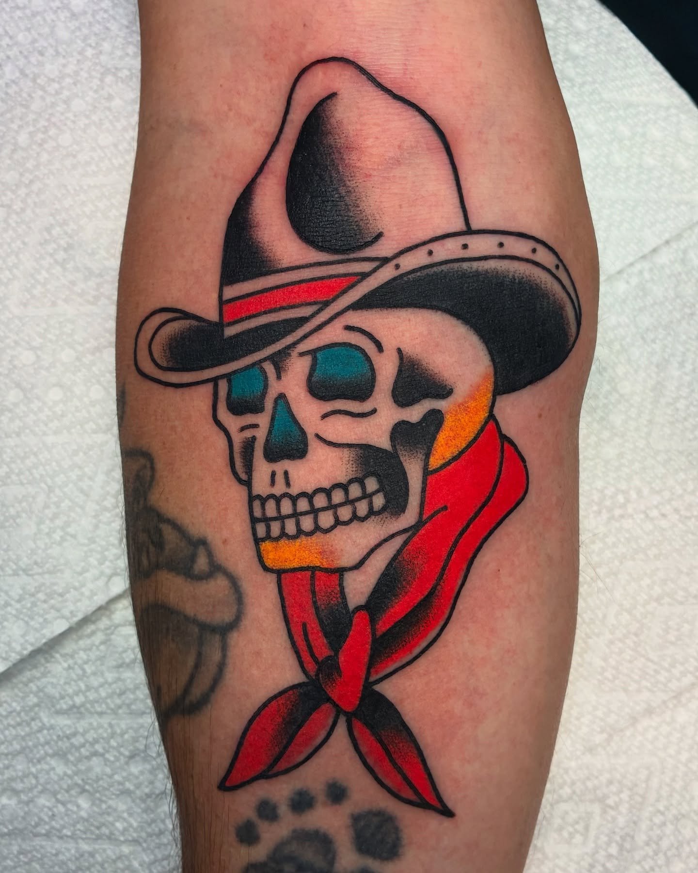 What&rsquo;s up dude 🍝👀 , here a Tony Polito Classic 💀 I did in SoCal 🌞🌴 at @805ink in sunny Santa Barbara and a few more shots from the trip 🌊

(Swipe to see more) 👉🏼👉🏼👉🏼

My booking is always open🍝 DM me now to get tattooed, your idea 