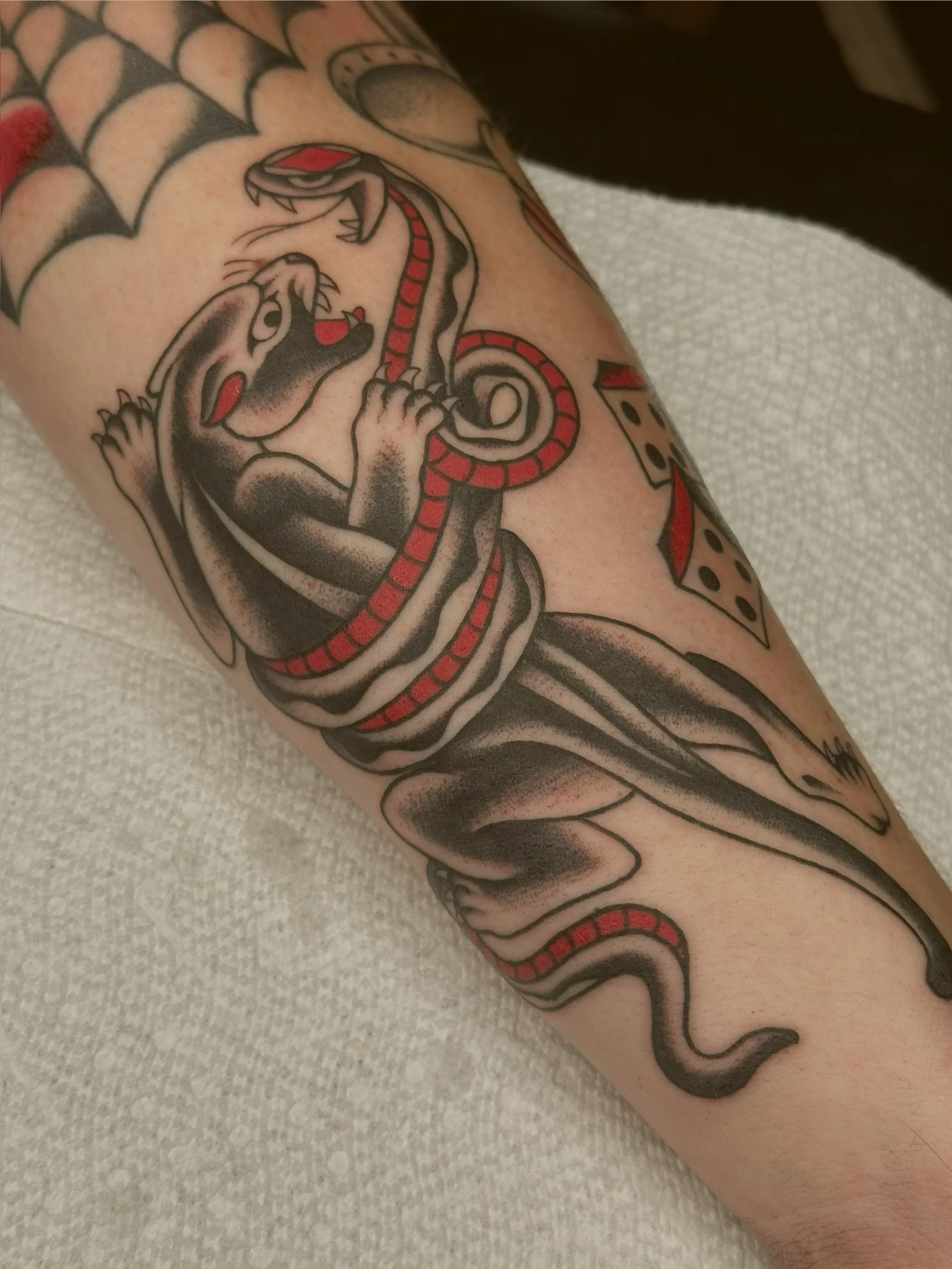 Some black and red @805ink I have time in June, let&rsquo;s make some cool ones! &hearts;️