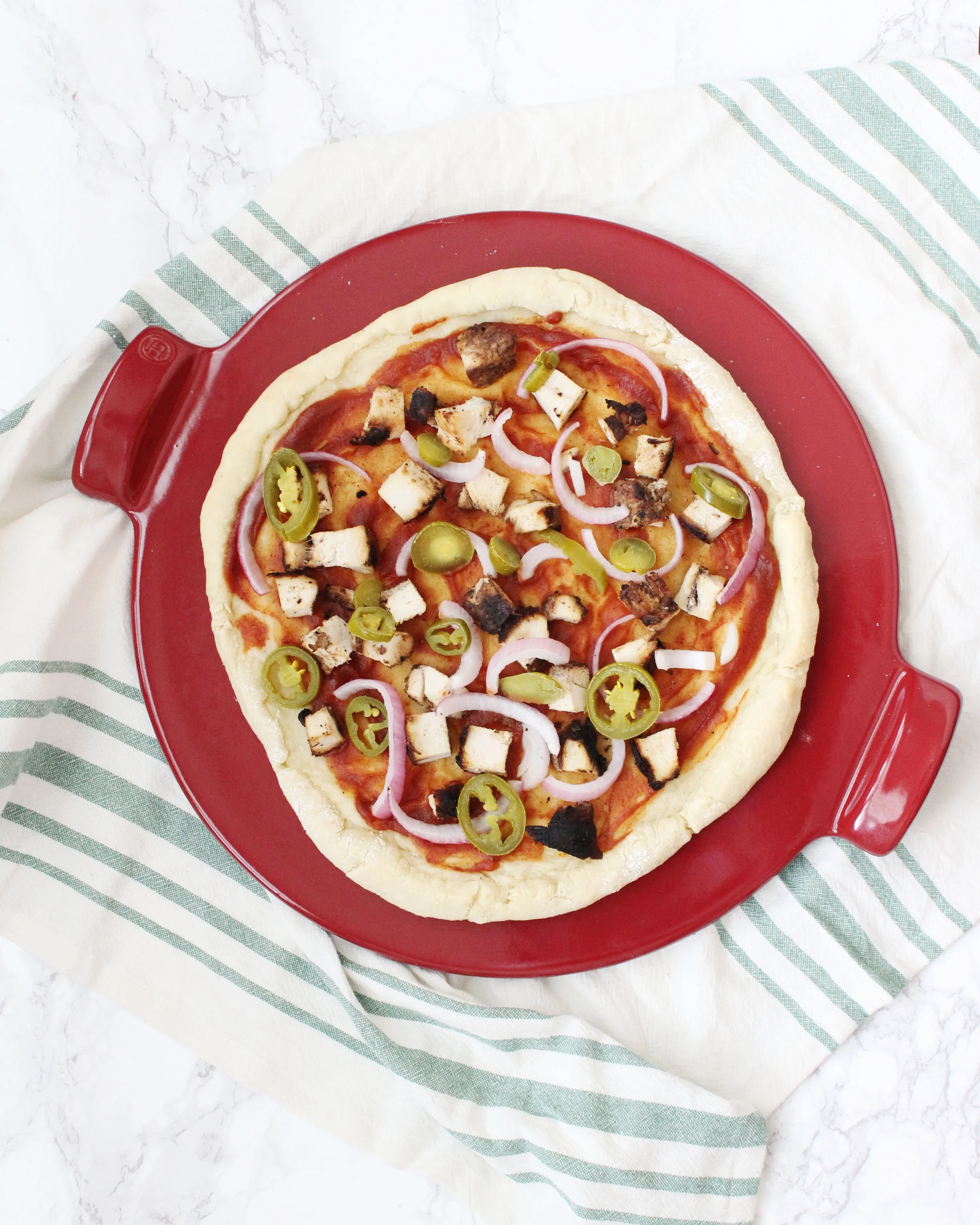 Guilt Free Bbq Chicken Pizza