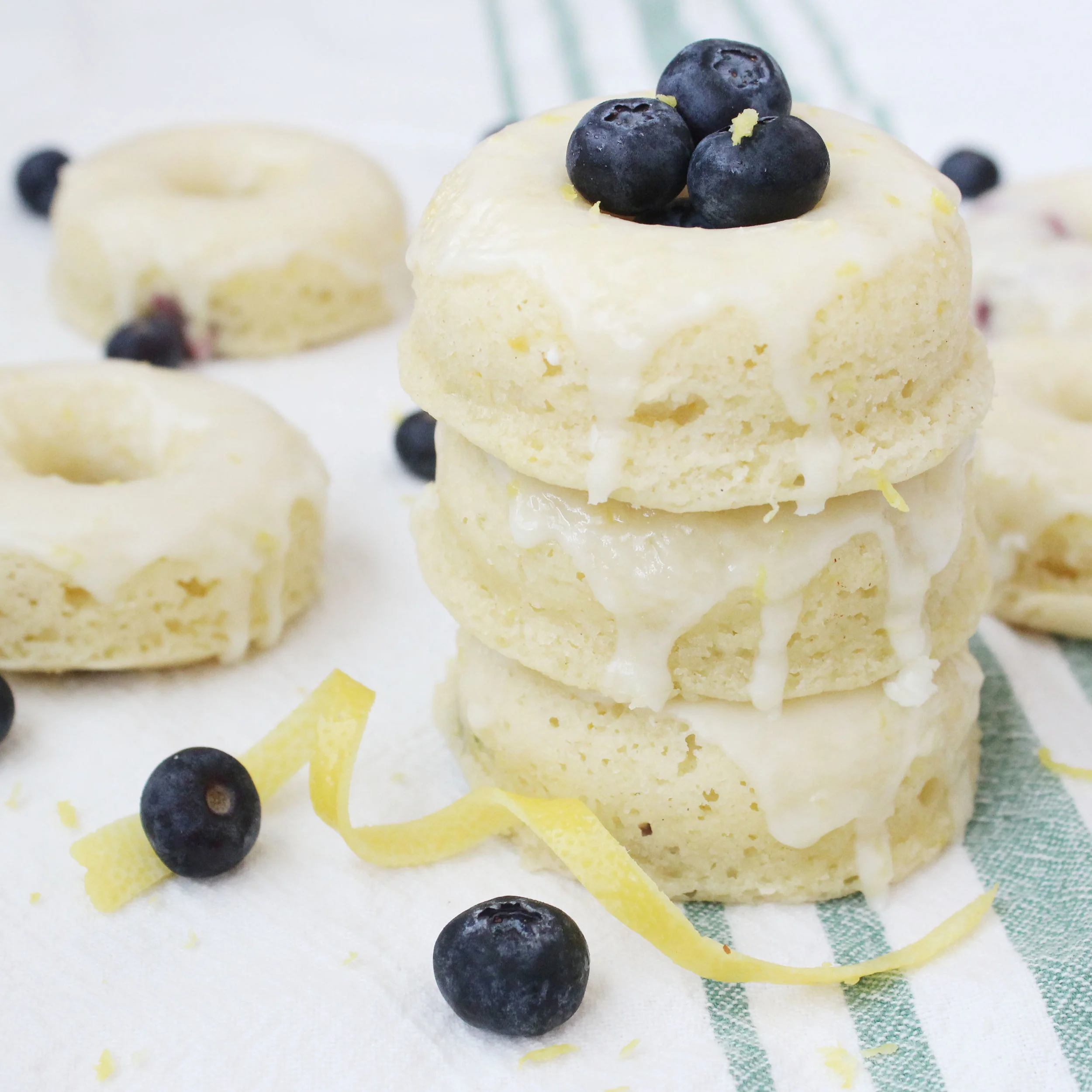 Lemon Blueberry Donuts