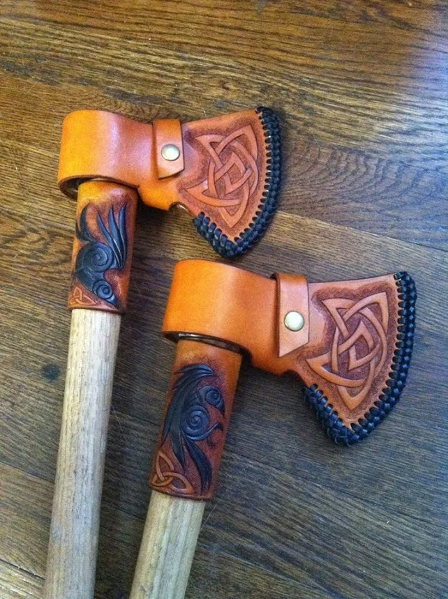 Huginn & Muninn Axe Scabbards