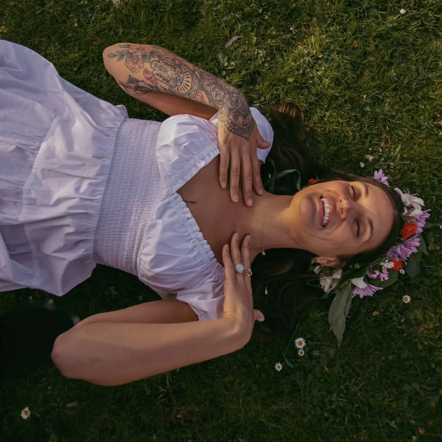 If this was in a gallery I think I would title it "Nature Lover."
Forever one of my favorite photos!