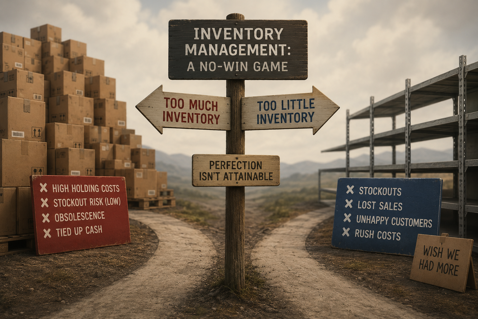The Trade-Offs of Carrying Too Much or Too Little Inventory