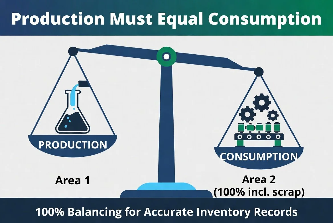 Unraveling Inventory Inaccuracies: Lessons from a Two-Stage Production Environment