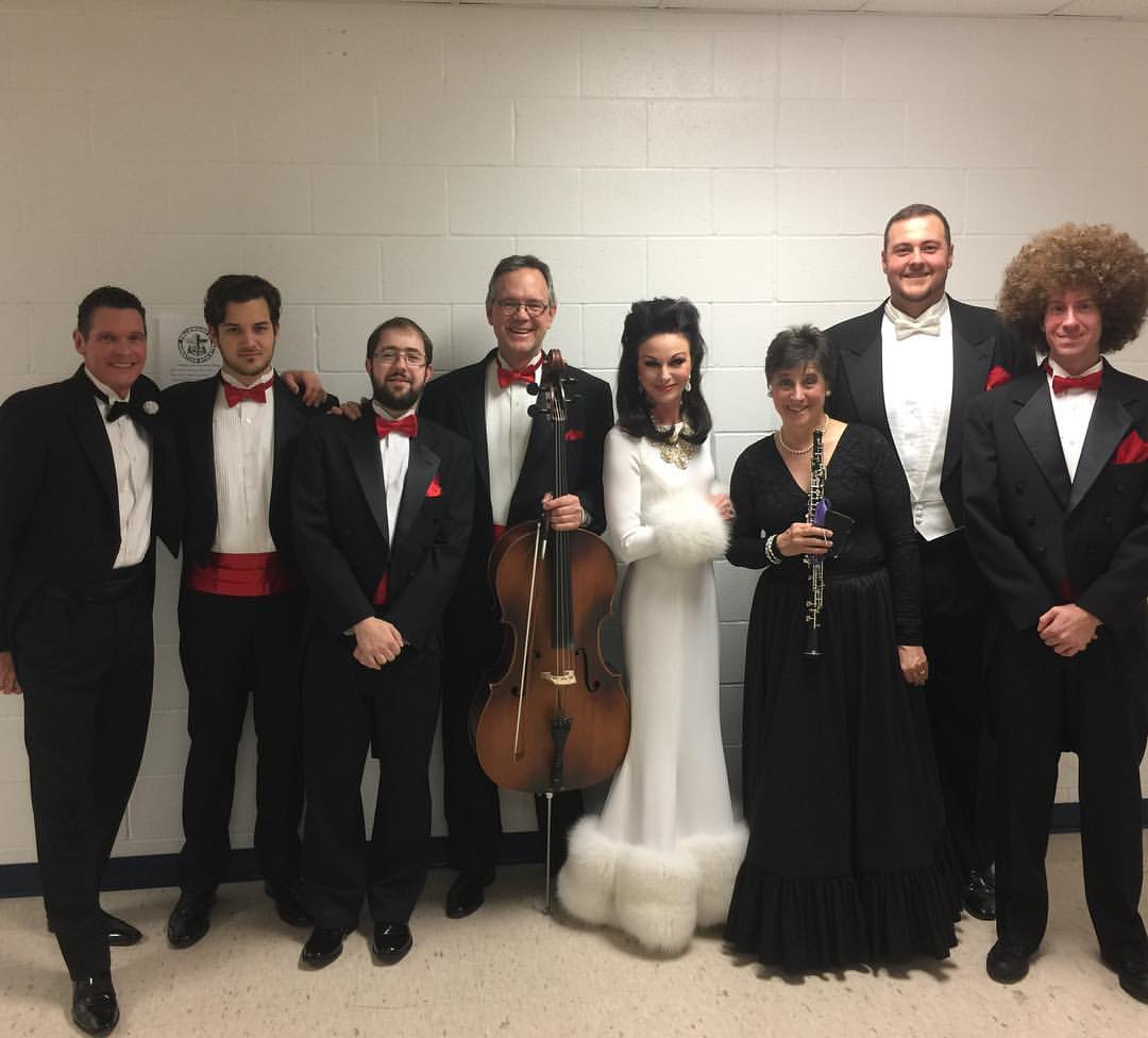 Brian with Lorie Line and her Pop Chamber Orchestra on tour, November 2016