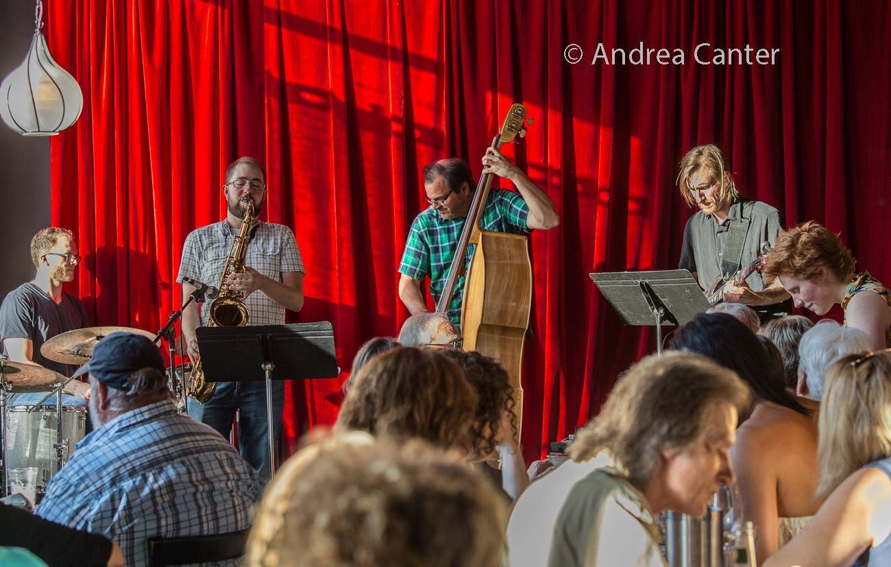 Brian Handeland Quartet at the Black Dog/Twin Cities Jazz Festival, June 2019 (photo credit: Andrea Canter)