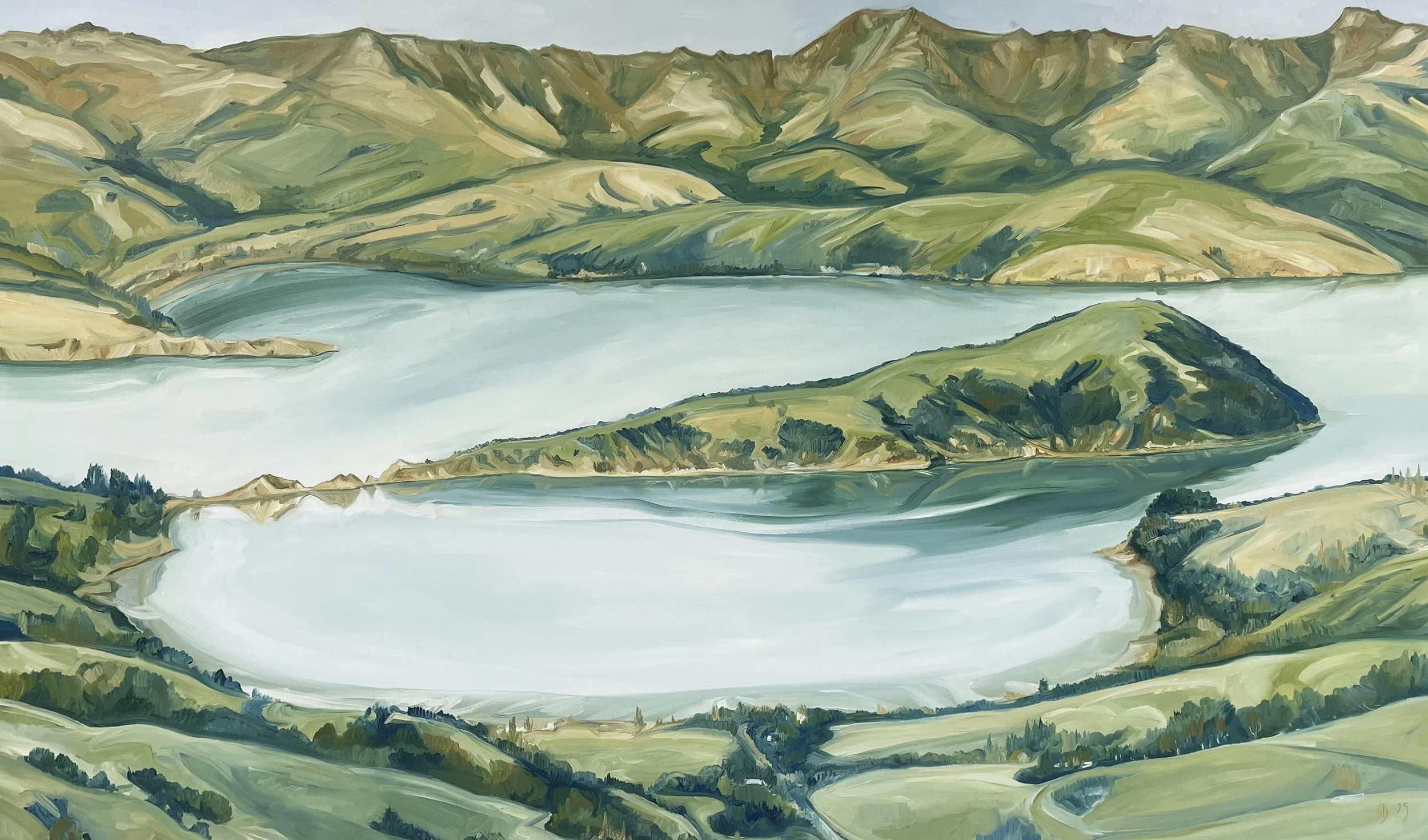 Softly spoke the hills of Peace