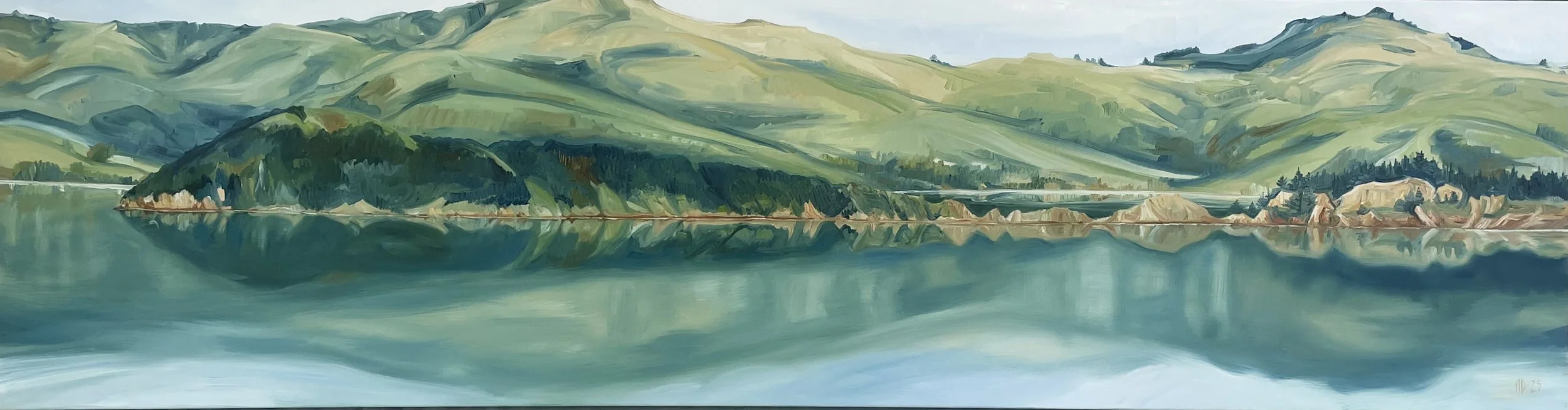 A world turned upside down, Onawe Panorama