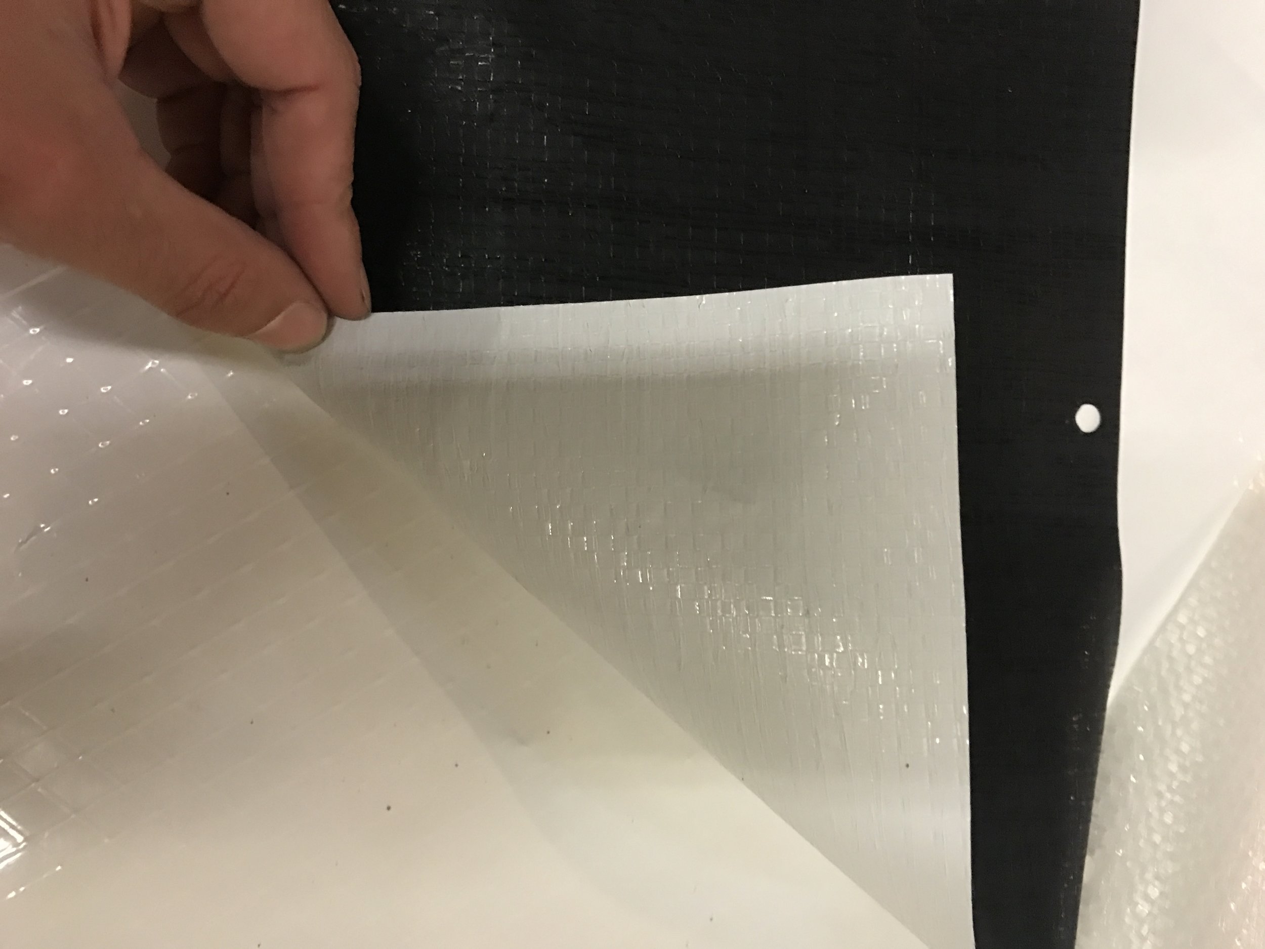 12 mil String Reinforced Blackout Cover