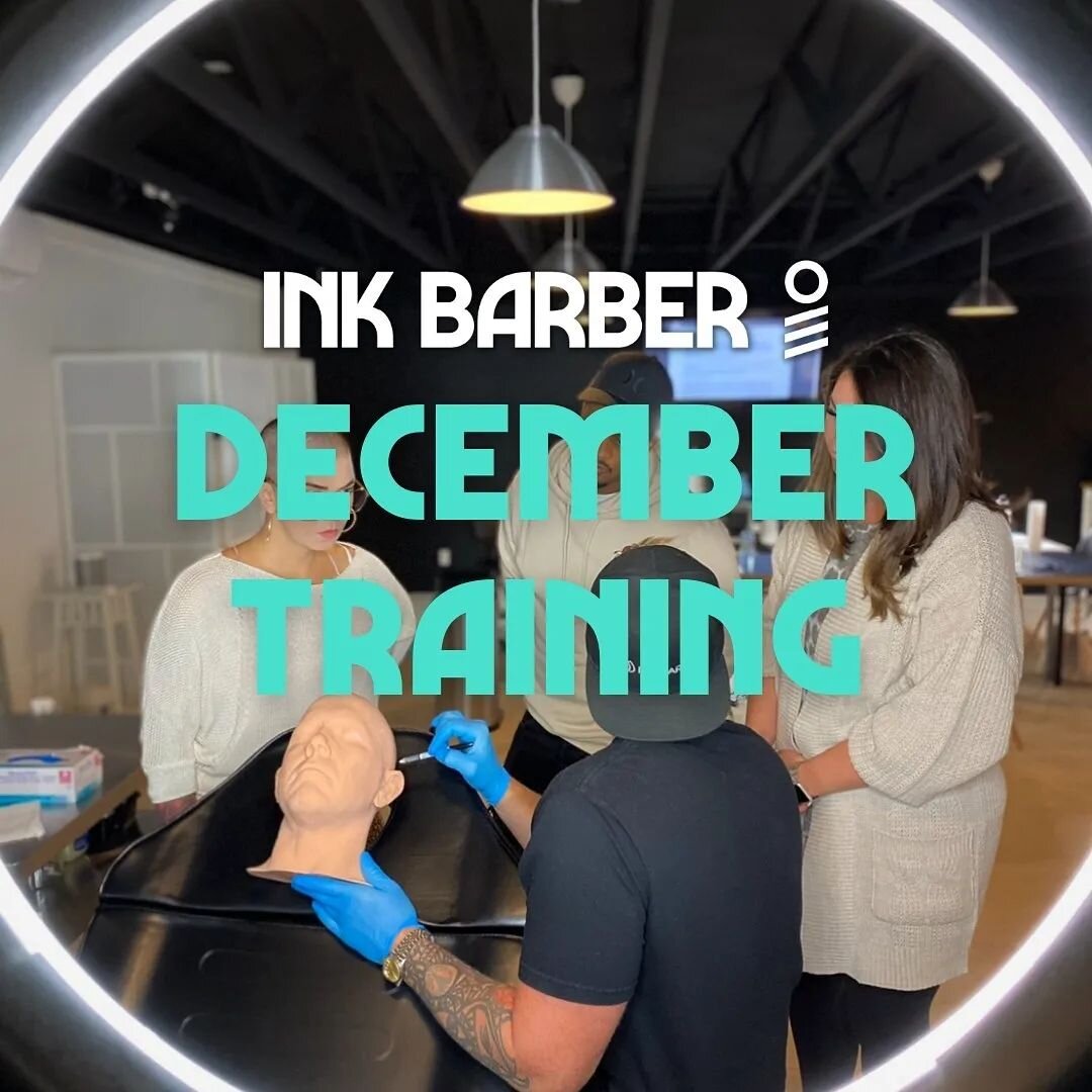 SCALP MICROPIGMENTATION TRAINING from the most experienced crew in the galaxy! Get hands on training with @theinkbarber @inkling.smp &amp; @lil.dottie! 
Small group training, very hands on working with multiple models. It's a VERY big 3 days with us 